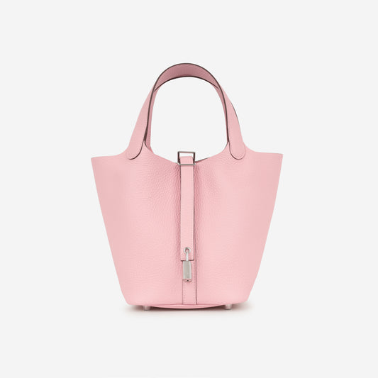 Hermès Picotin 18 - Rose Sakura Clemence | Palladium Hardware
