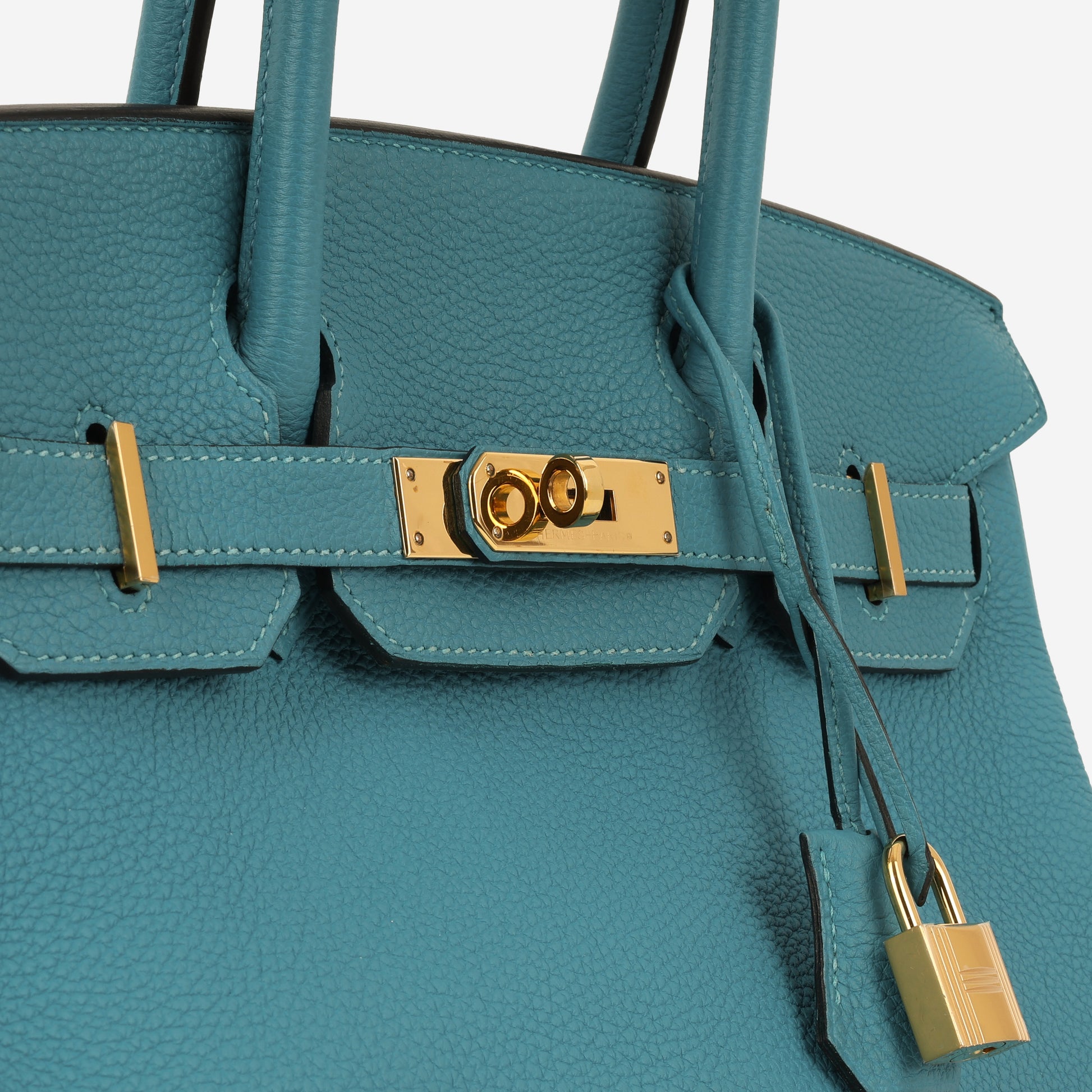Hermès Birkin 30 Turquoise Togo Leather – Authentic Luxury at Bagista