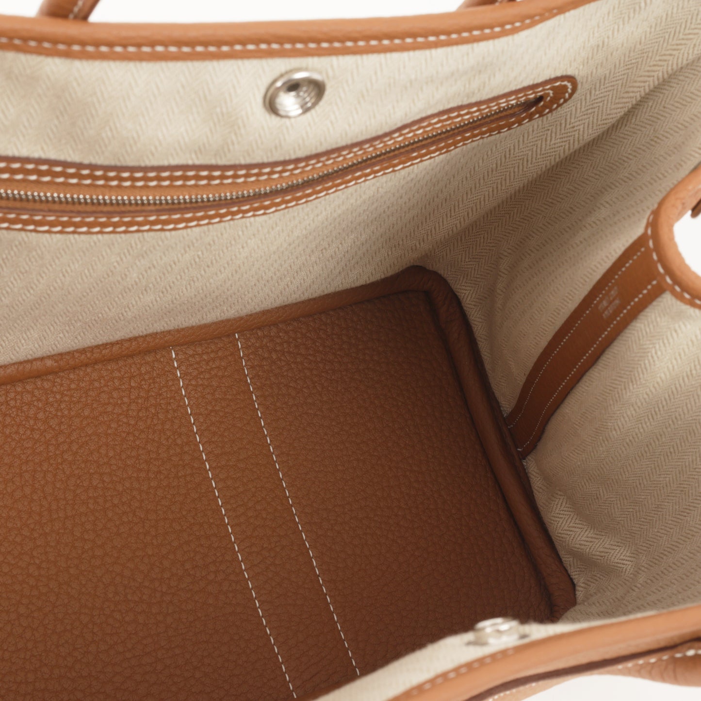 Hermès Garden Party 30 - Gold Negonda | Palladium Hardware