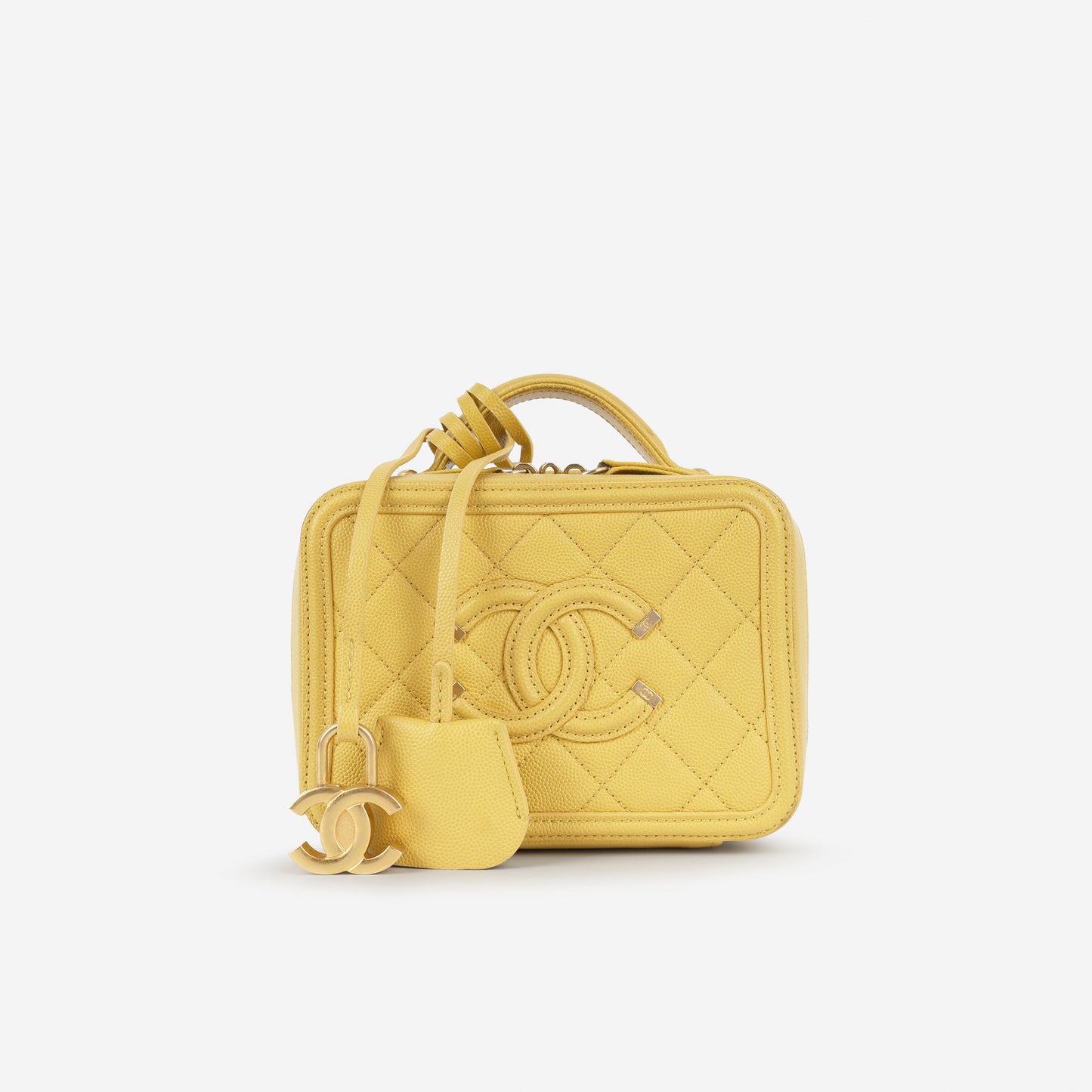 Chanel Small Filigree Vanity Case