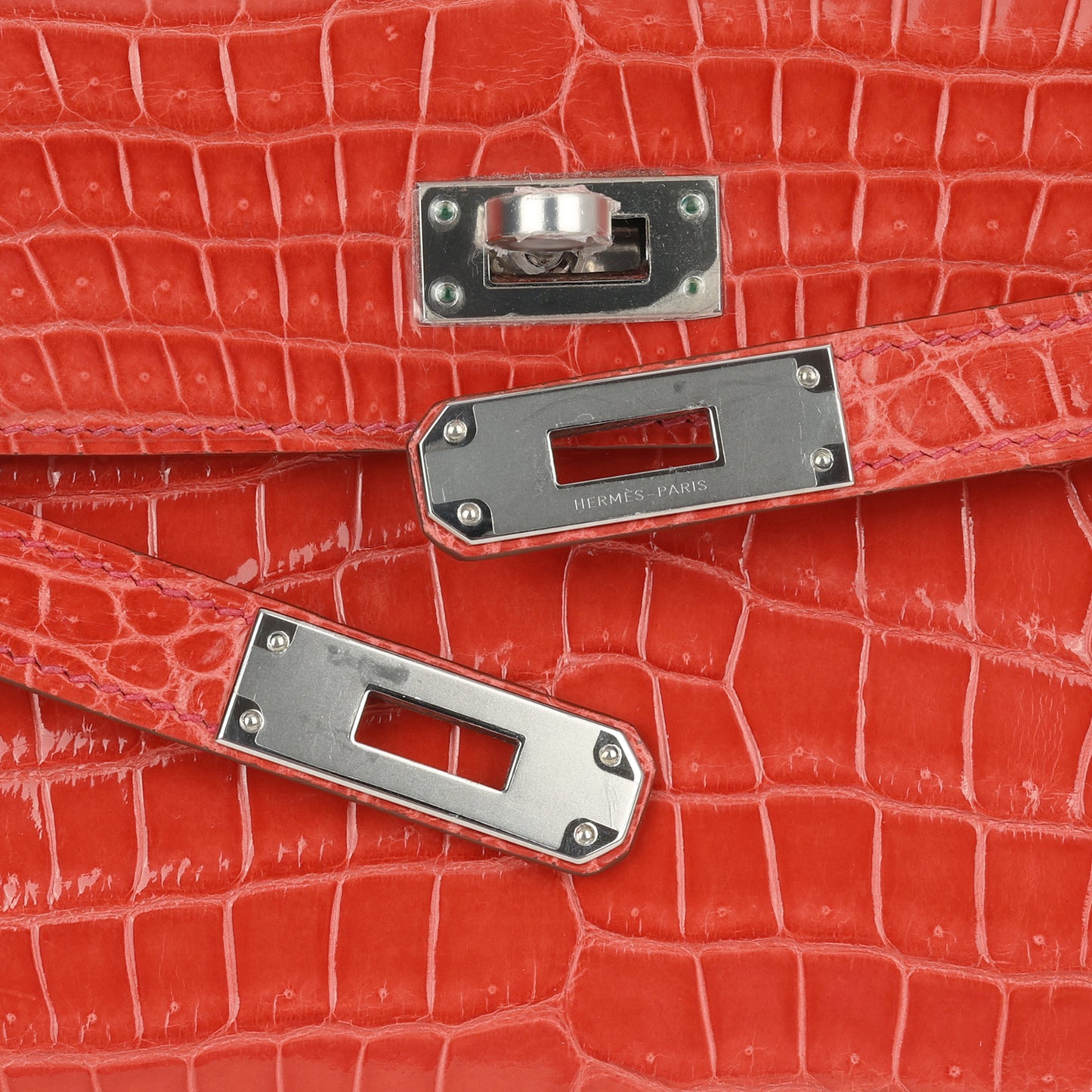 Hermès Kelly Cut - Bougainvillier Crocodile