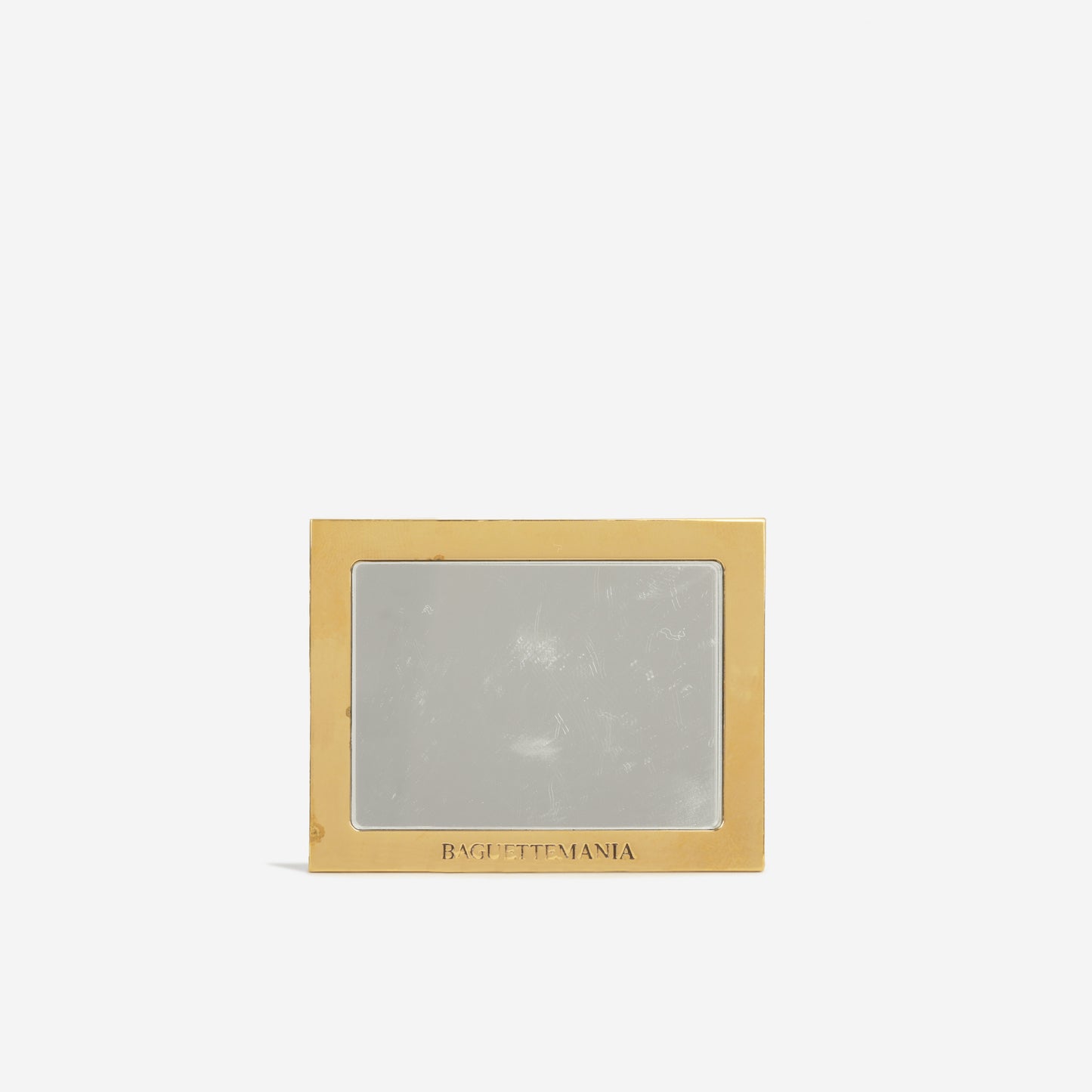 Fendi Medium Baguette Grey Lambskin | Gold Hardware