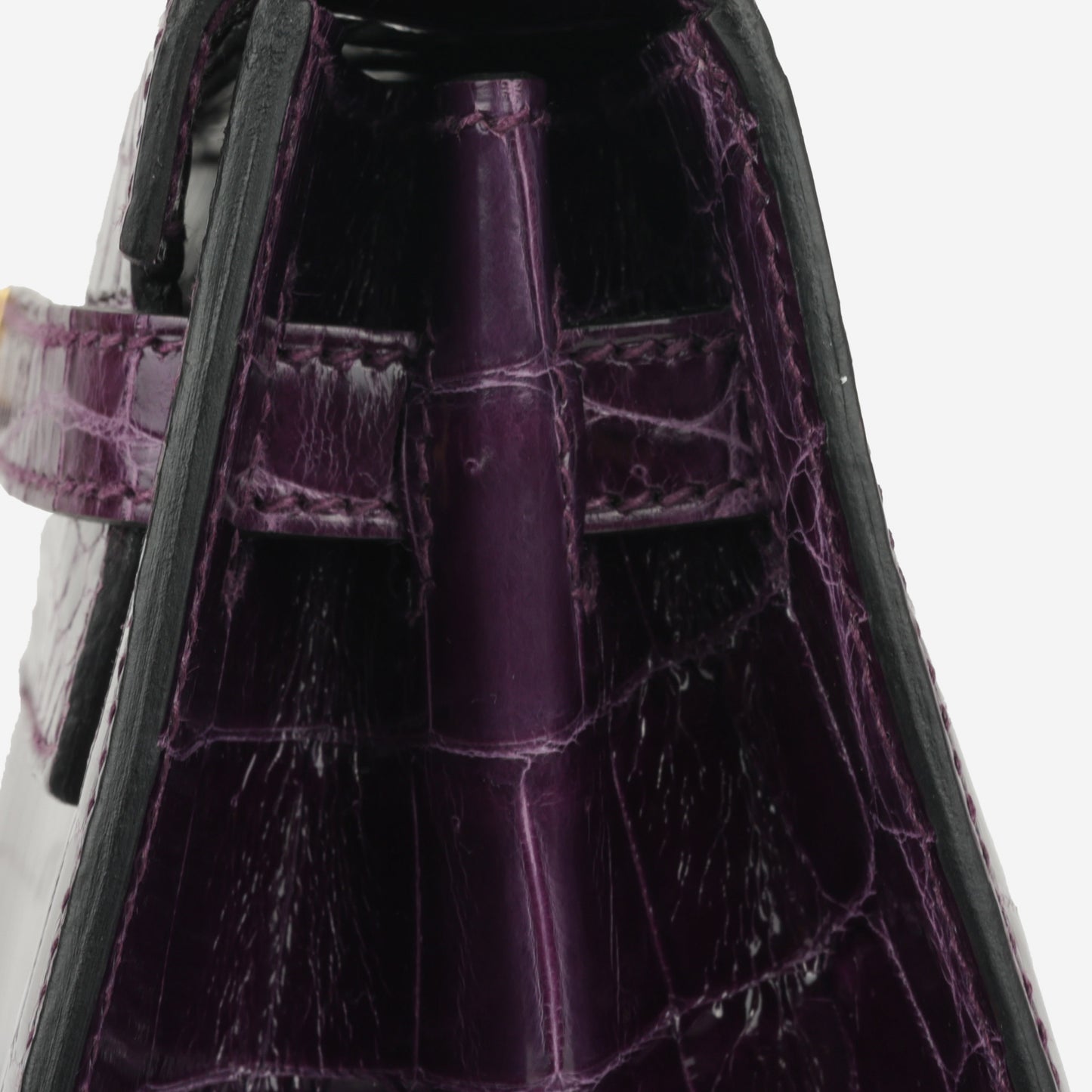 Hermès Kelly 25 - Cassis Crocodile Niloticus | Gold Hardware