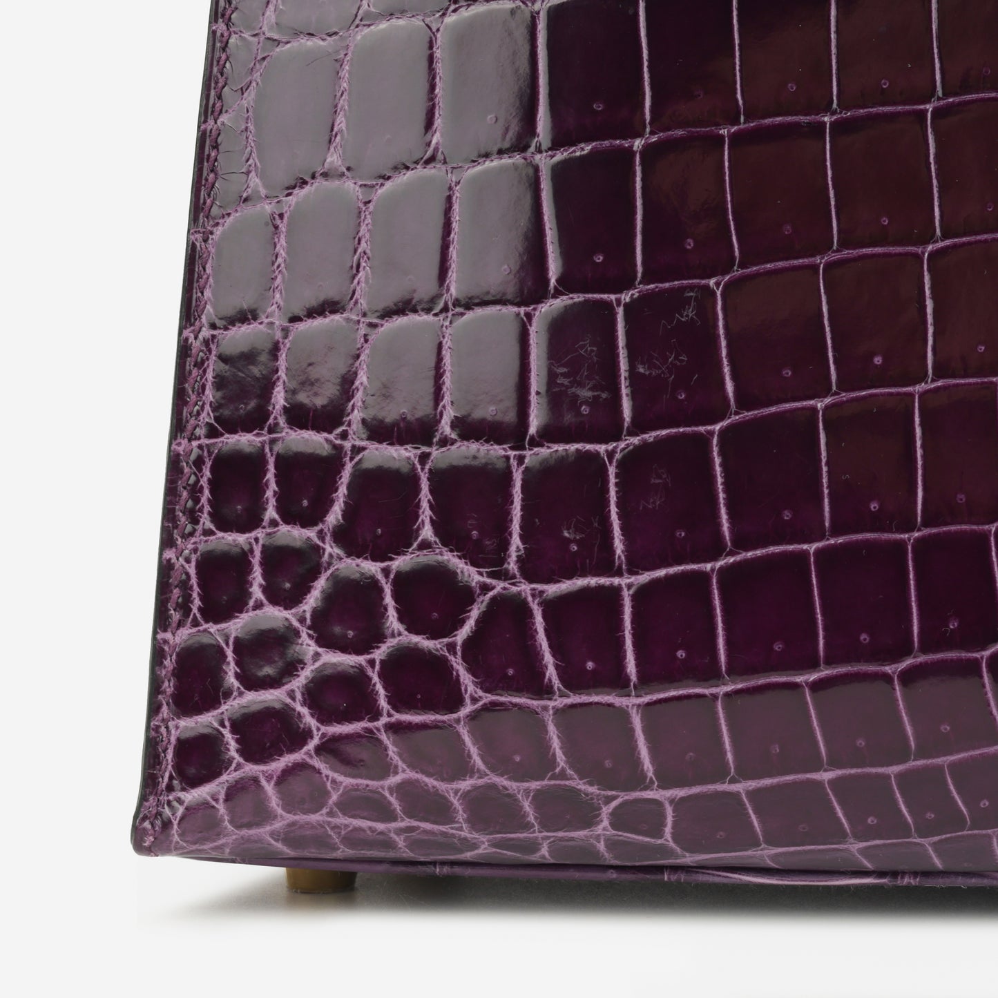 Hermès Kelly 25 - Cassis Crocodile Niloticus | Gold Hardware