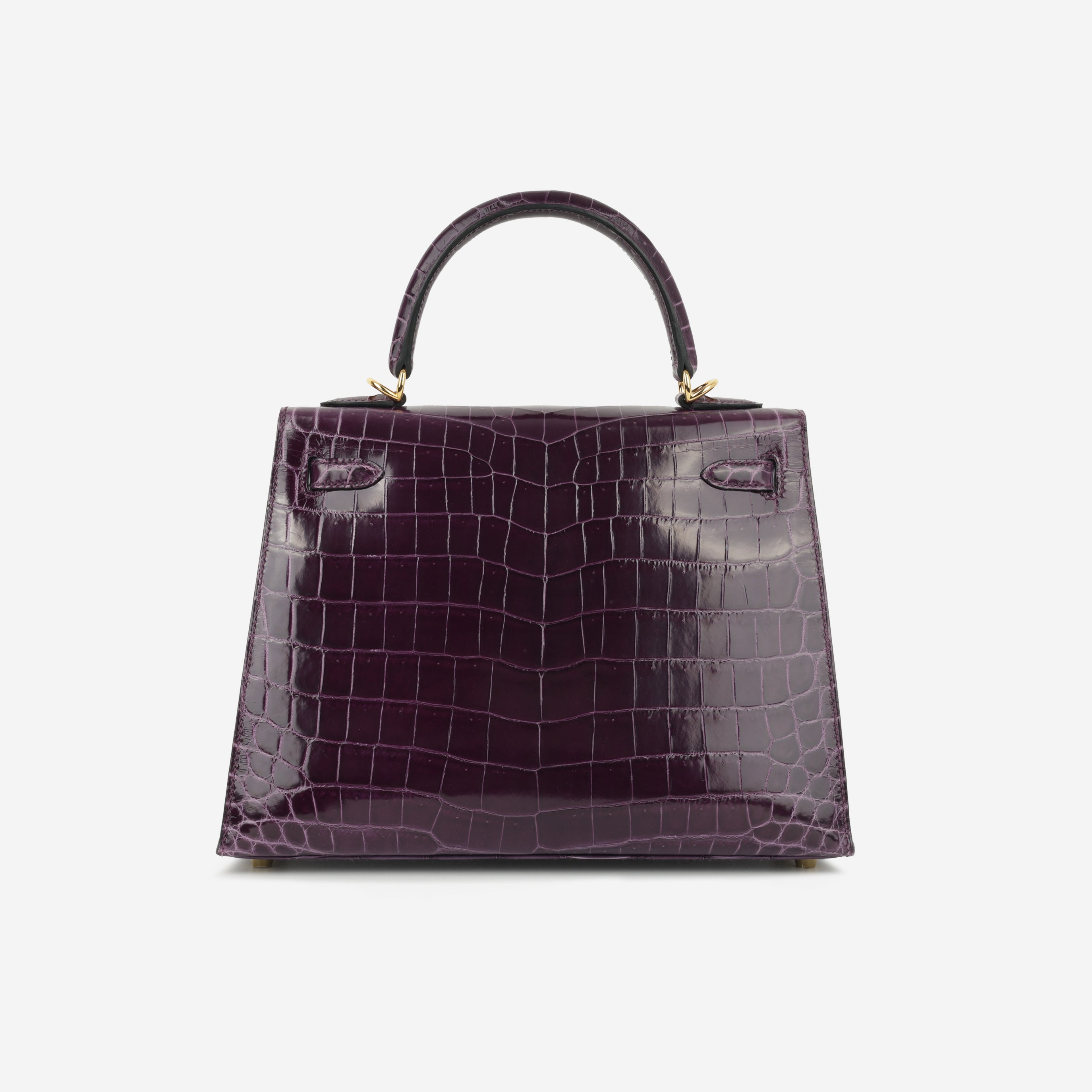 Hermès Kelly 25 Cassis Crocodile Niloticus | Rare Find At Bagista