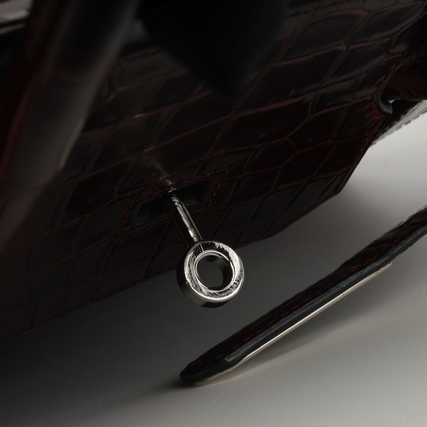 Birkin 35 - Bordeaux Crocodile Porosus