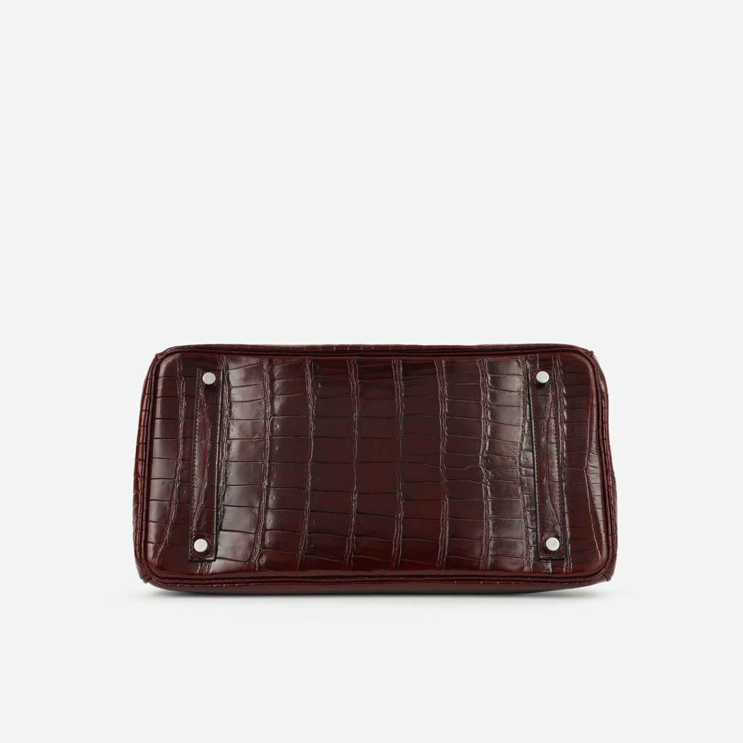 Birkin 35 - Bordeaux Crocodile Porosus