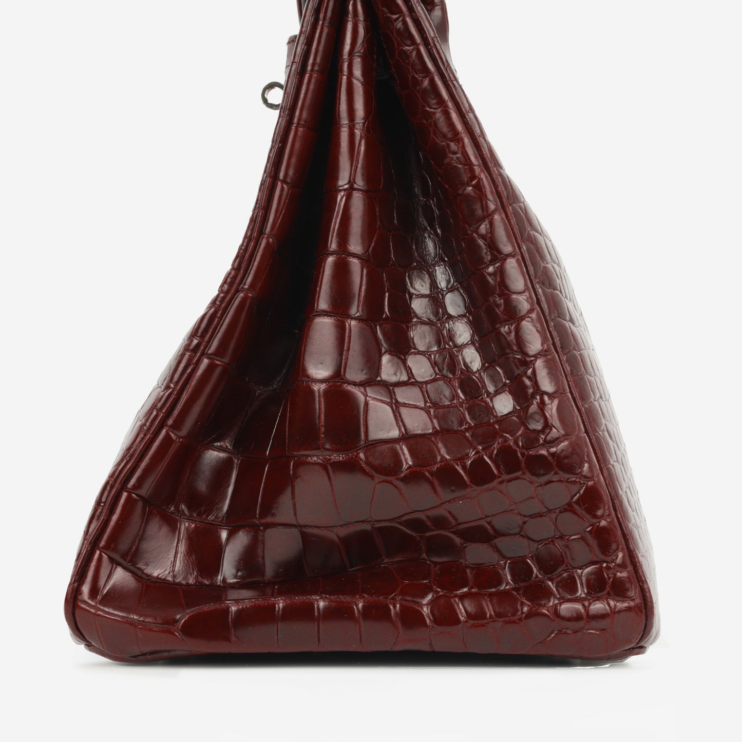 Birkin 35 - Bordeaux Crocodile Porosus