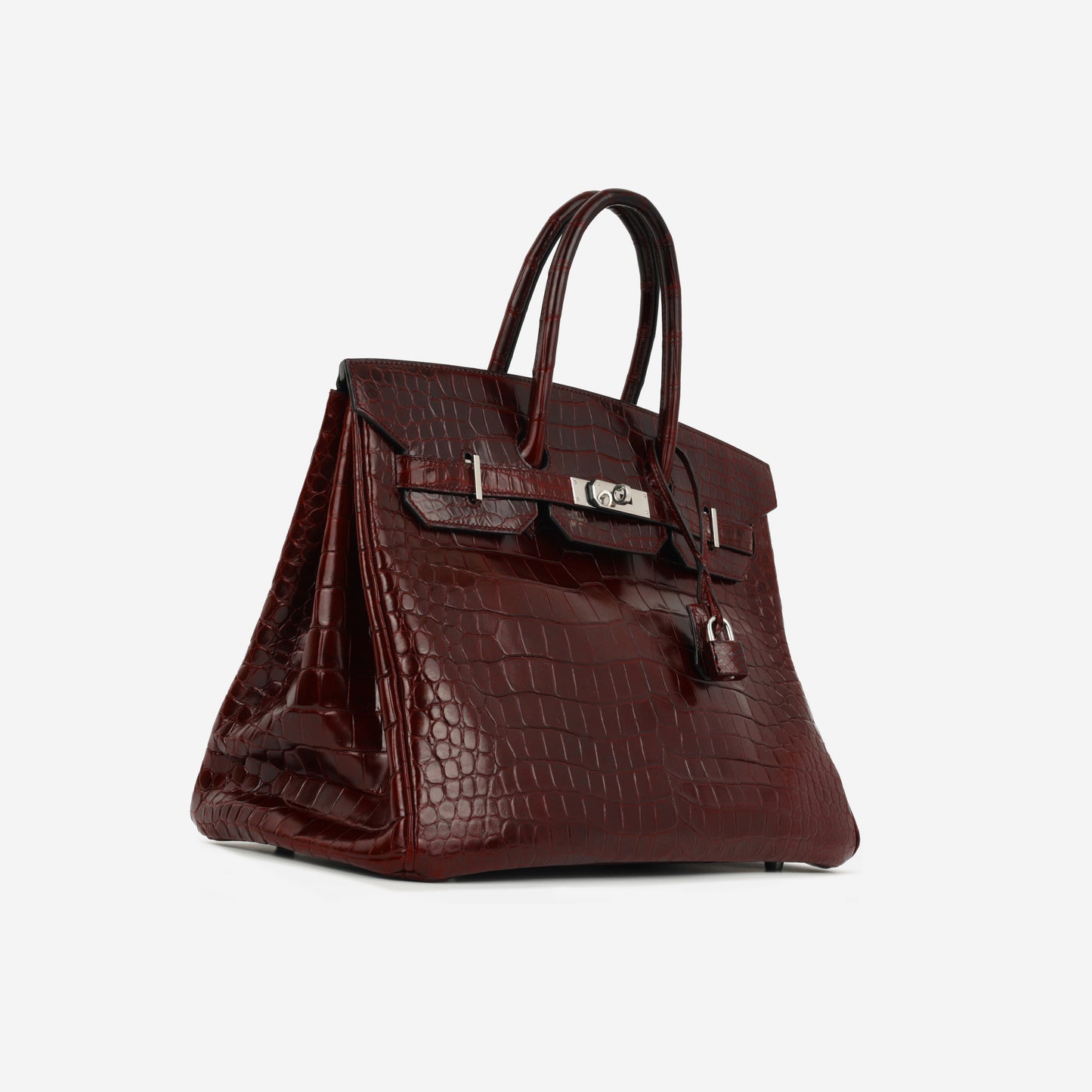 Birkin 35 - Bordeaux Crocodile Porosus