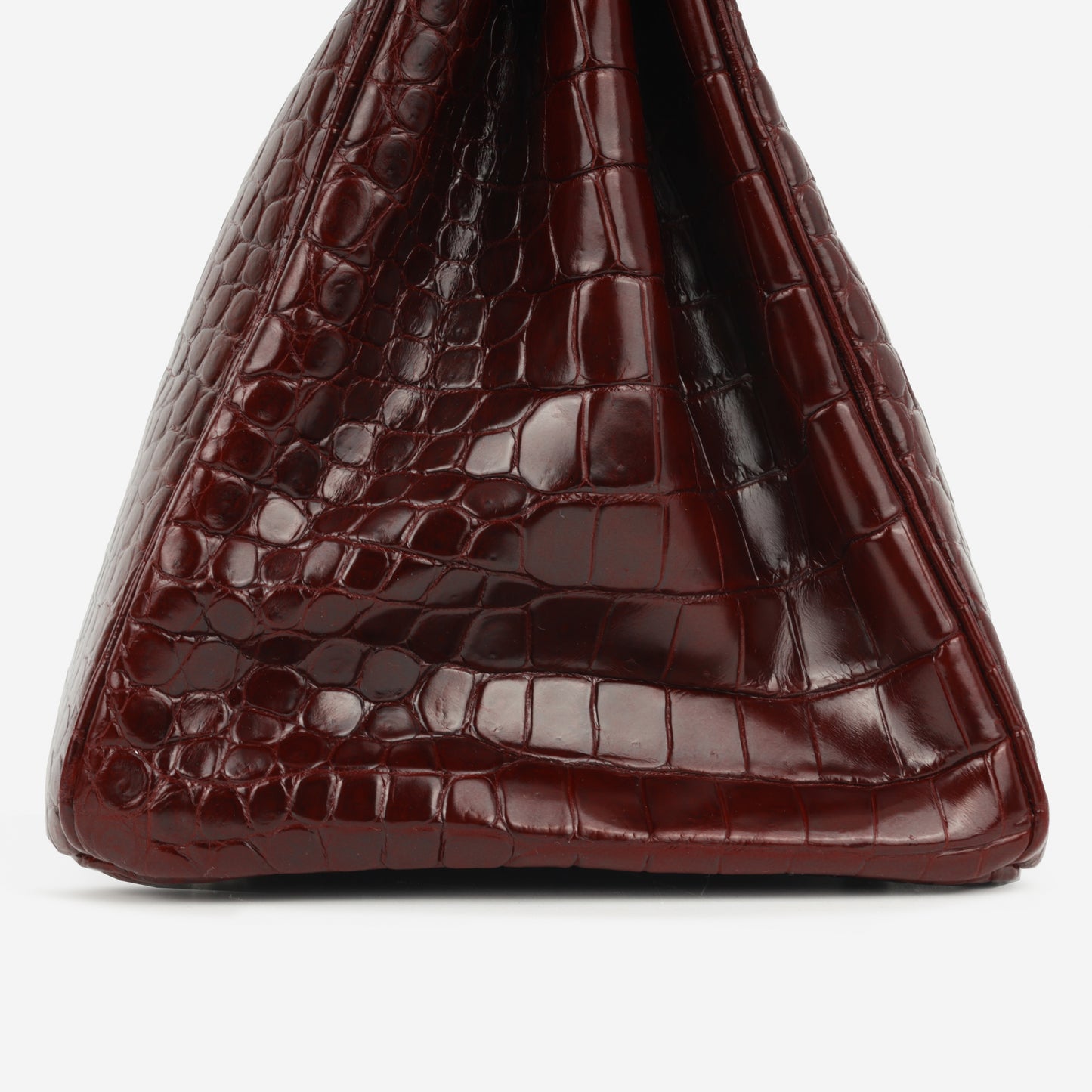 Birkin 35 - Bordeaux Crocodile Porosus