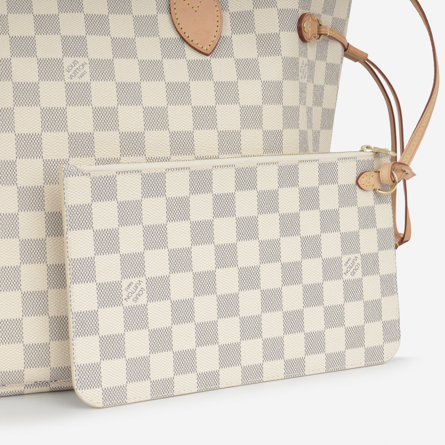 Louis Vuitton Neverfull MM - Damier Azur | Gold Hardware