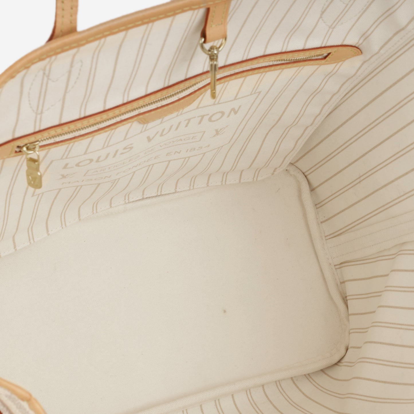 Louis Vuitton Neverfull MM - Damier Azur | Gold Hardware