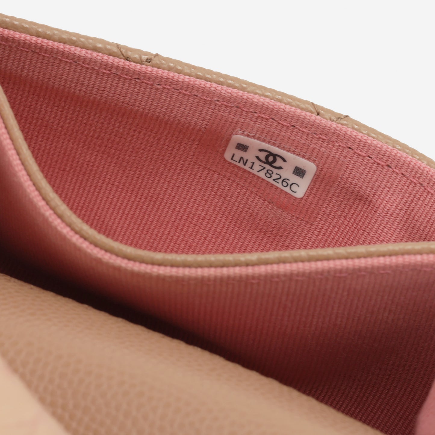 Chanel CC Card Holder - Caramel Caviar GHW | Gold Hardware