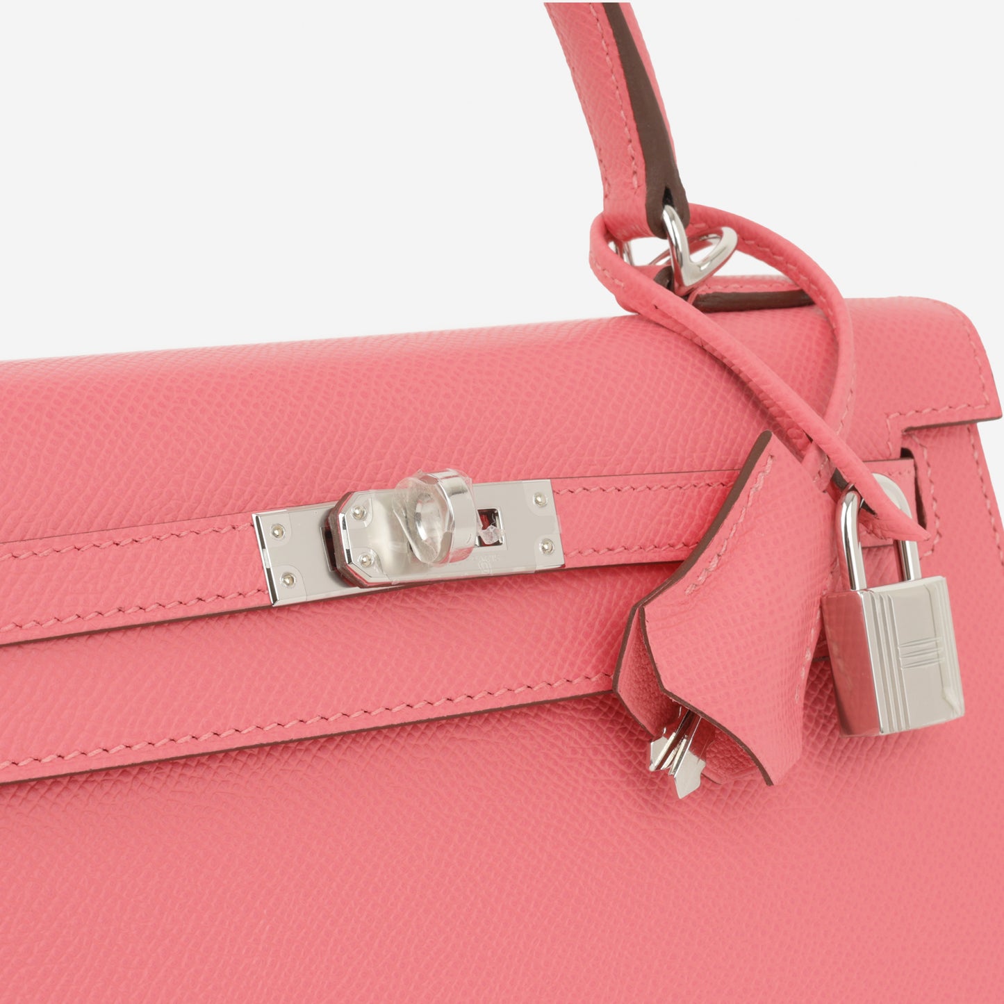 Hermès Kelly 25 - Rose Azalee Epsom | Palladium Hardware
