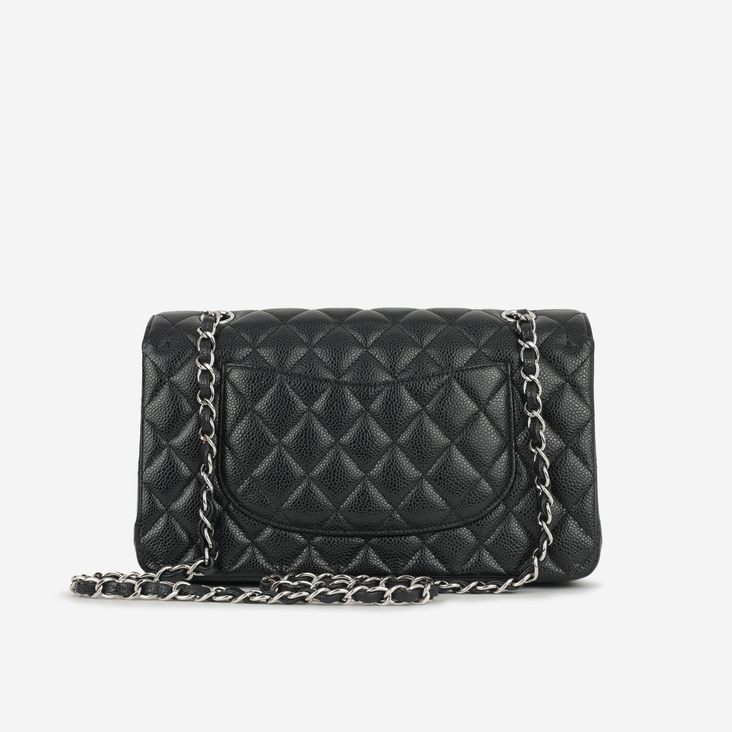 Chanel Medium Classic Flap Black Caviar | Silver Hardware