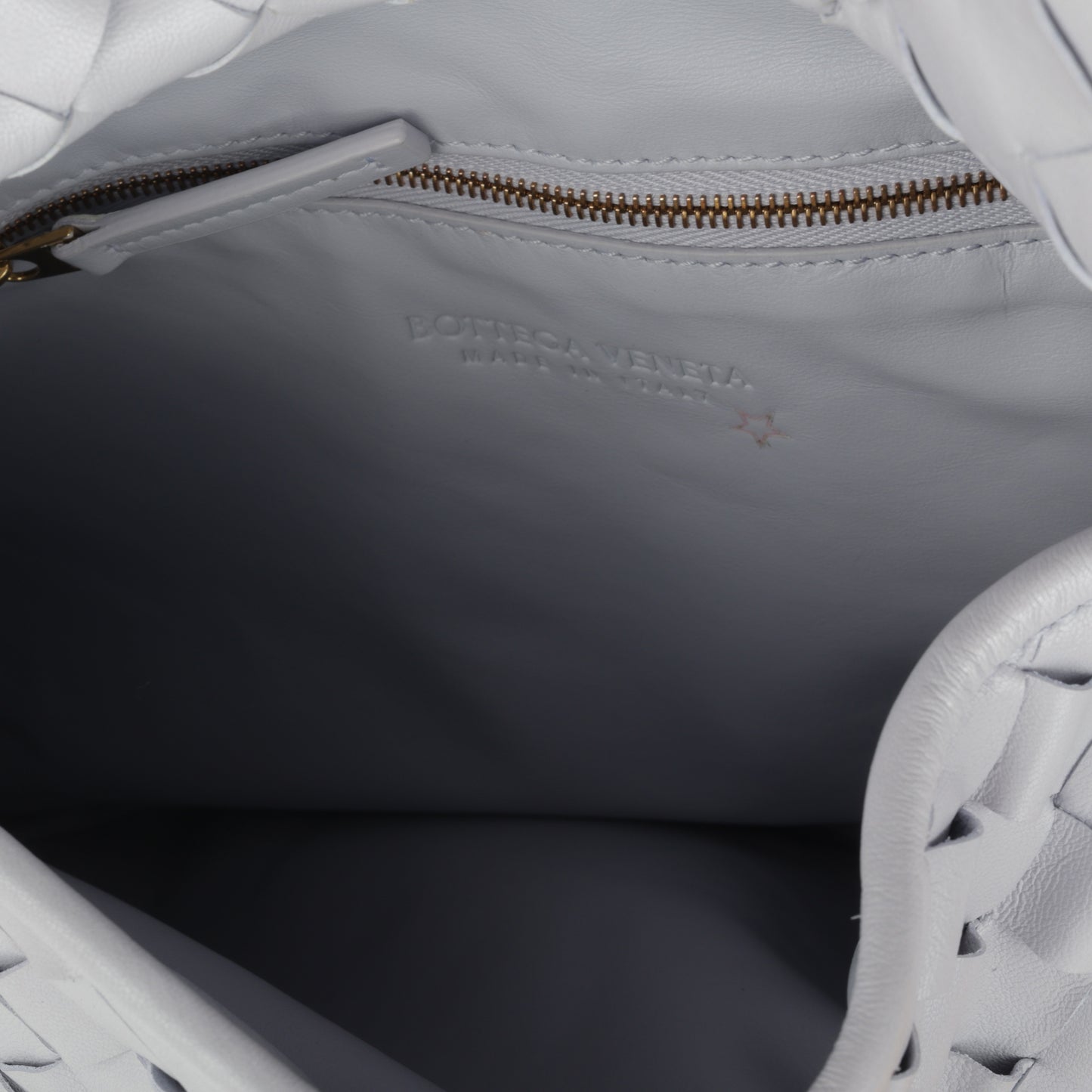 Bottega Veneta Small Hop - Oyster | Gold Hardware