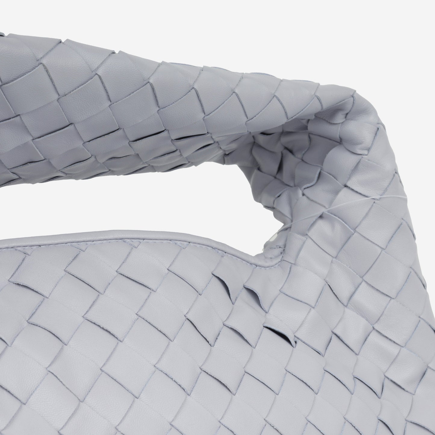 Bottega Veneta Small Hop - Oyster | Gold Hardware