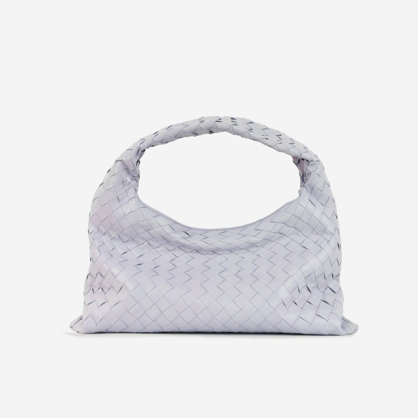 Bottega Veneta Small Hop - Oyster | Gold Hardware