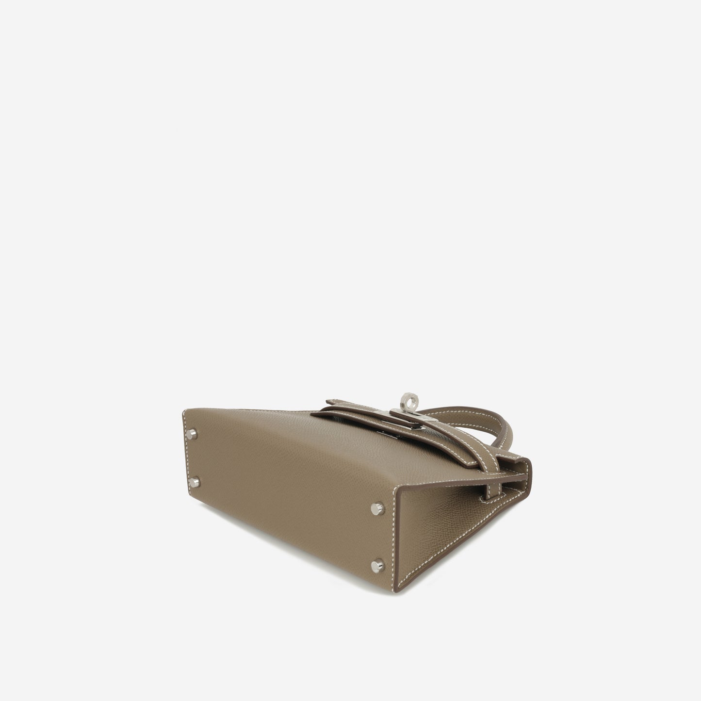 Hermès Mini Kelly - Etoupe Epsom | Palladium Hardware