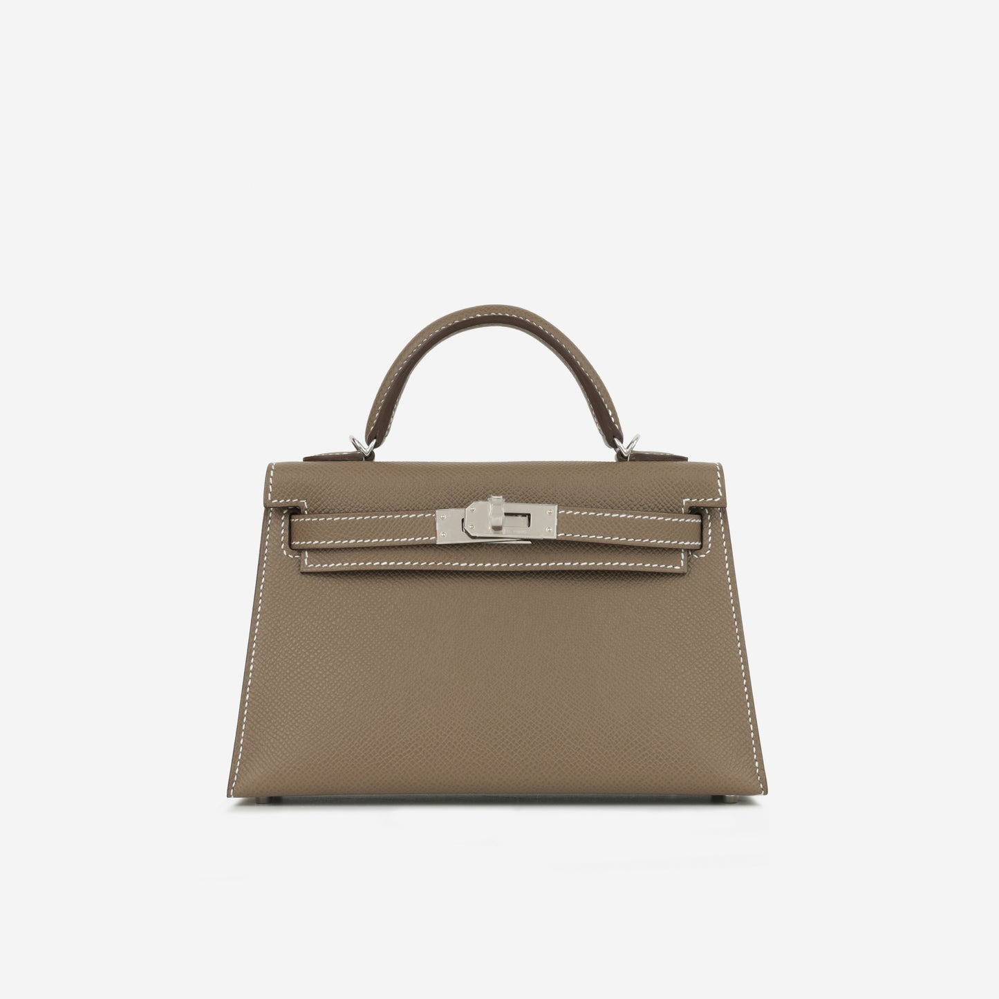 Hermès Mini Kelly - Etoupe Epsom | Palladium Hardware