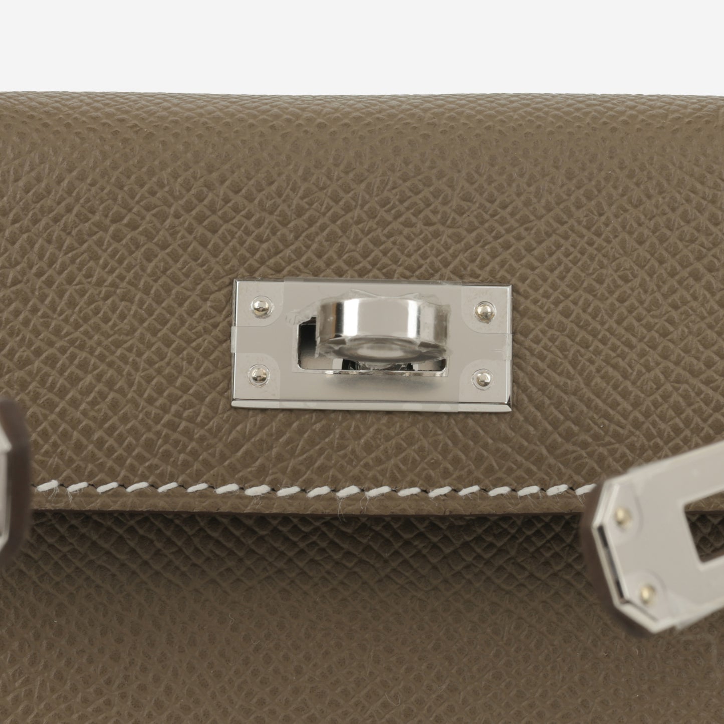 Hermès Mini Kelly - Etoupe Epsom | Palladium Hardware