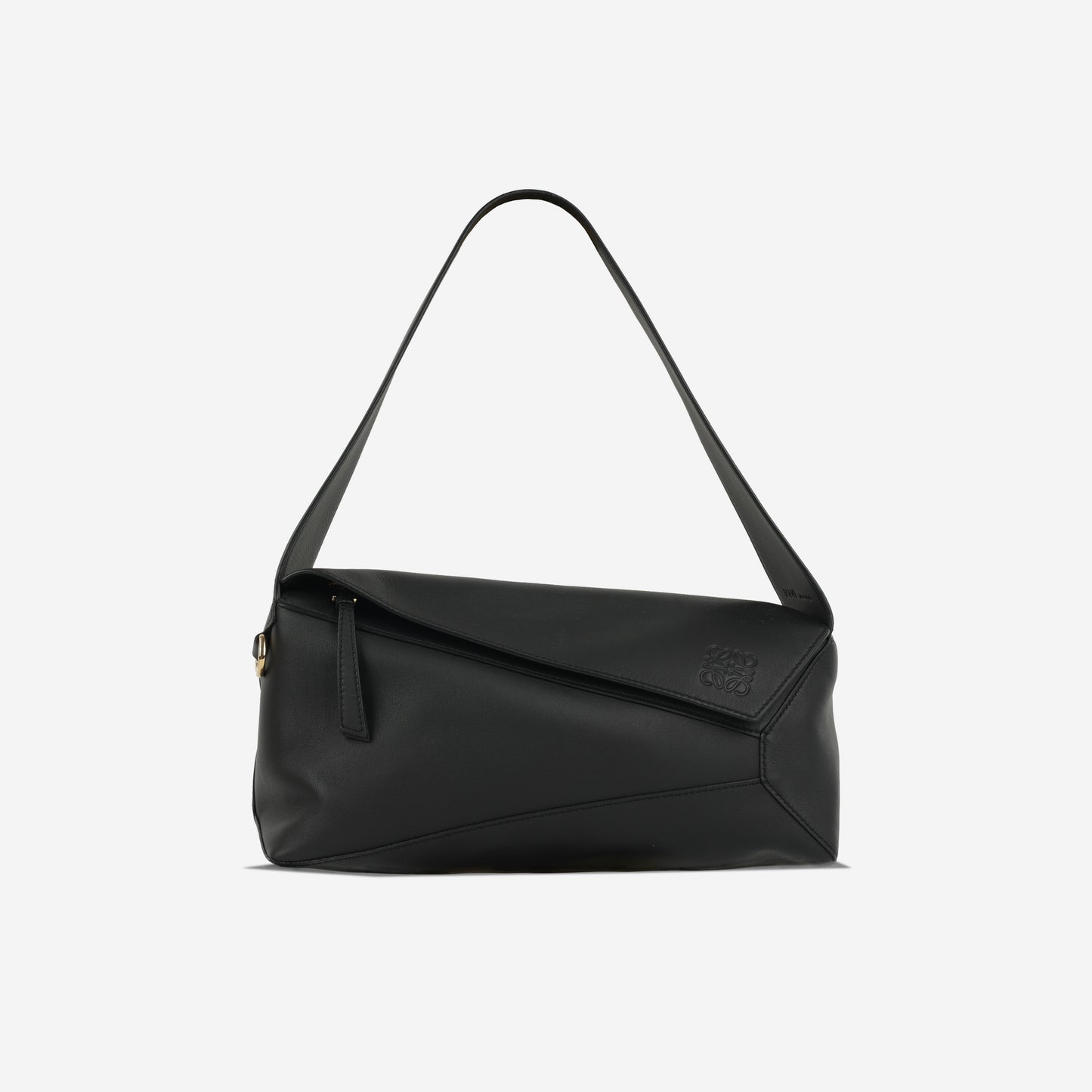 Loewe Puzzle Hobo Bag - Black Nappa | Gold Hardware