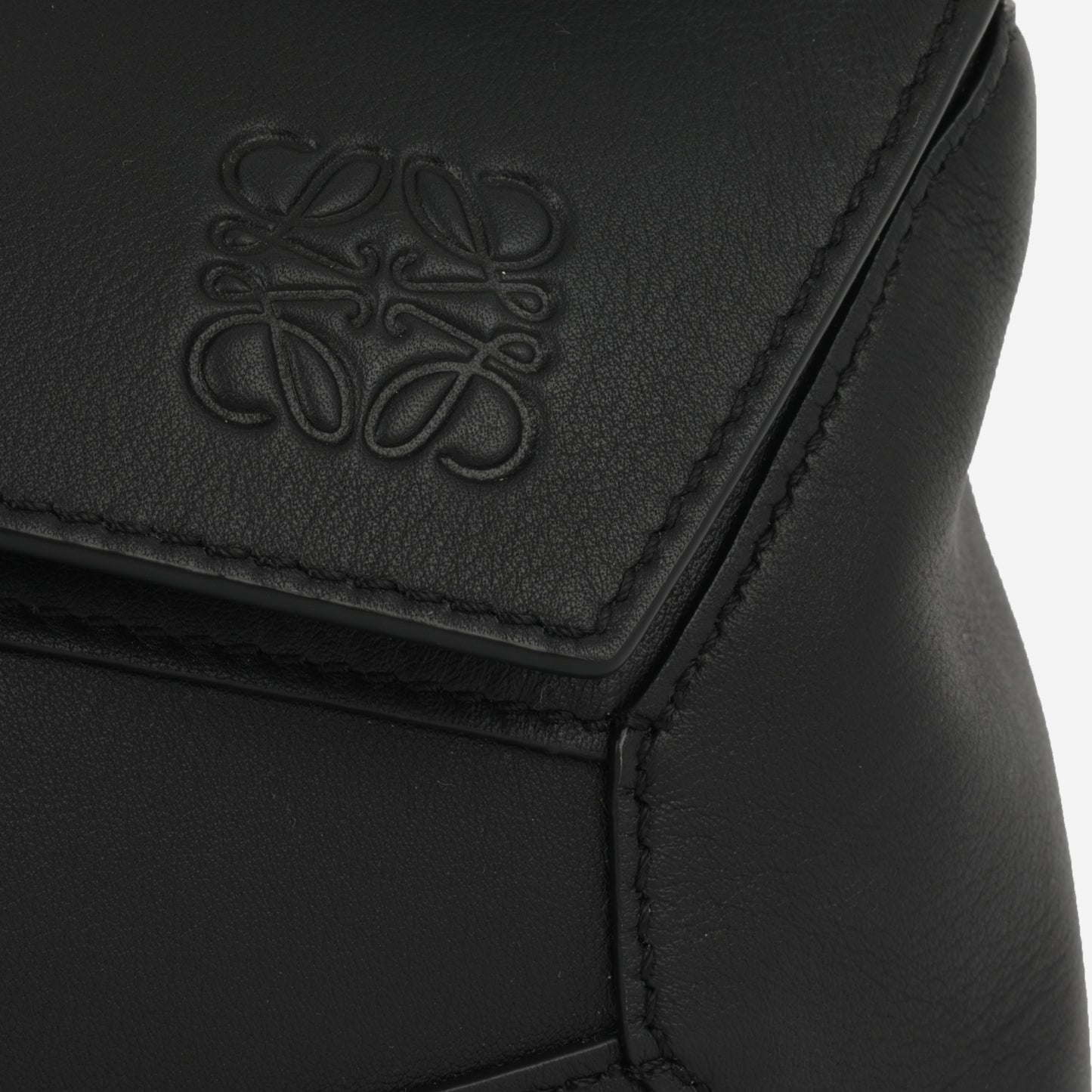 Loewe Puzzle Hobo Bag - Black Nappa | Gold Hardware