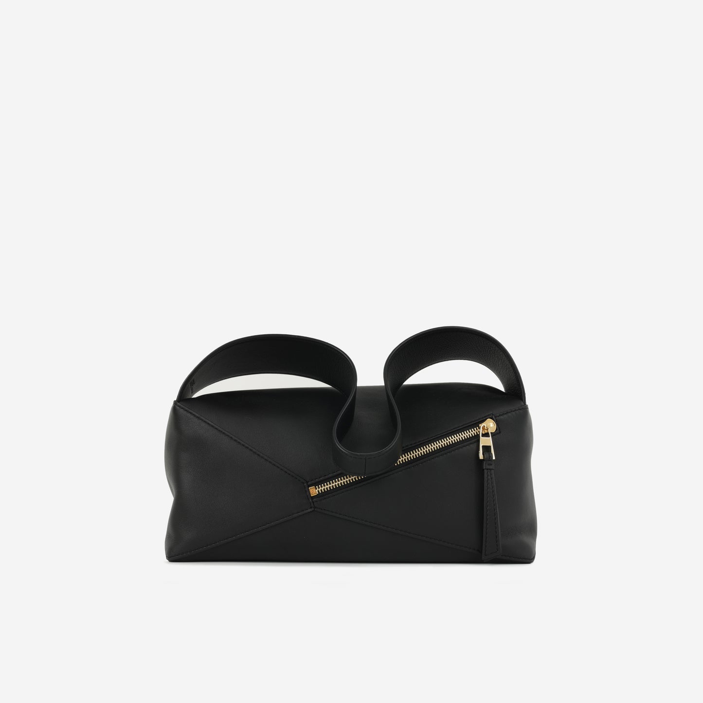 Loewe Puzzle Hobo Bag - Black Nappa | Gold Hardware