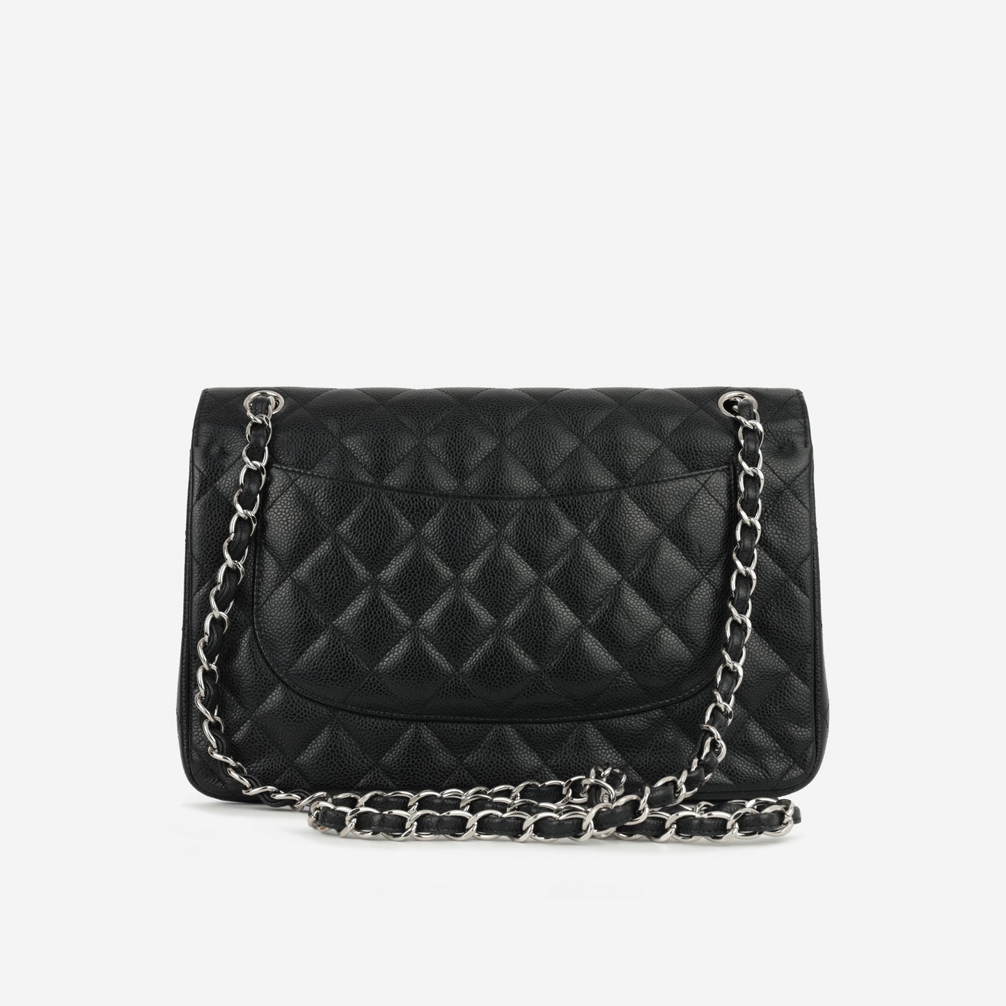 Chanel Classic Jumbo Double Flap - Black Caviar | Silver Hardware