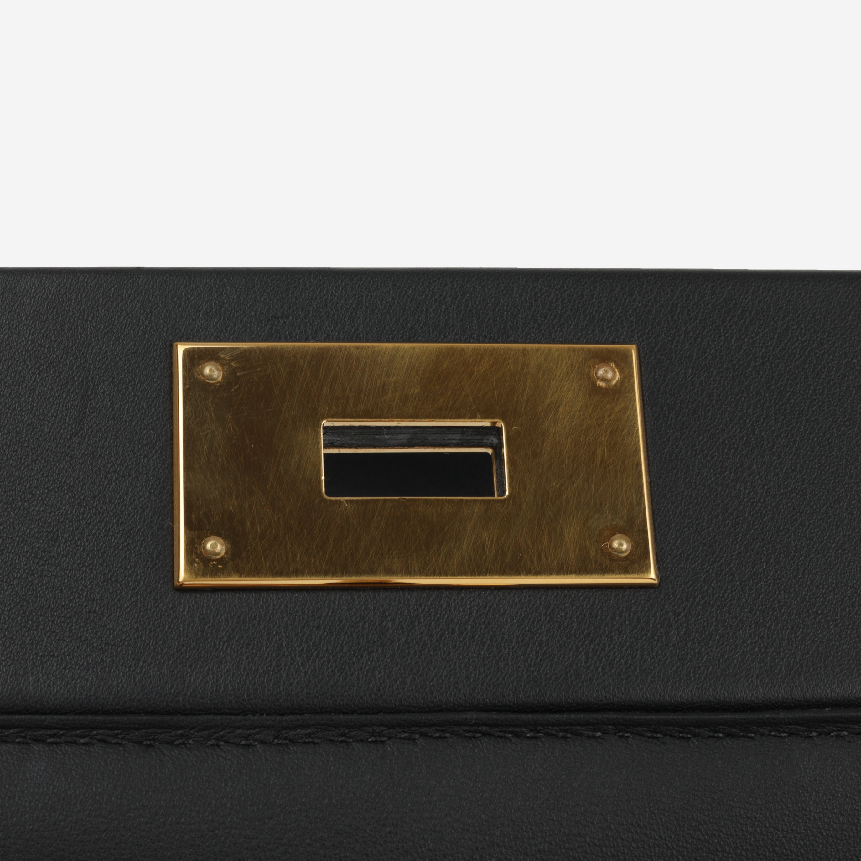 『HAMI 2430 GOLD×BLACK』 Hermès 24/24 35 Bag Black Togo & Swift Leather GHW | Bagista