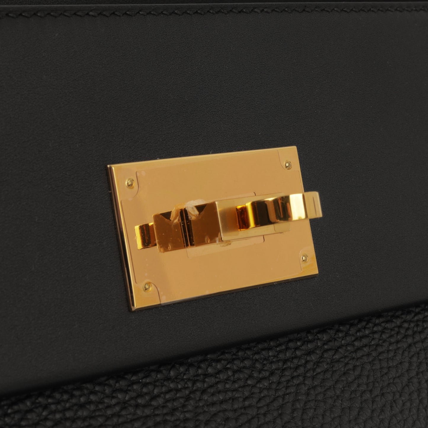 Hermés 24/24 35 - Noir Togo / Swift Leather | Gold Hardware