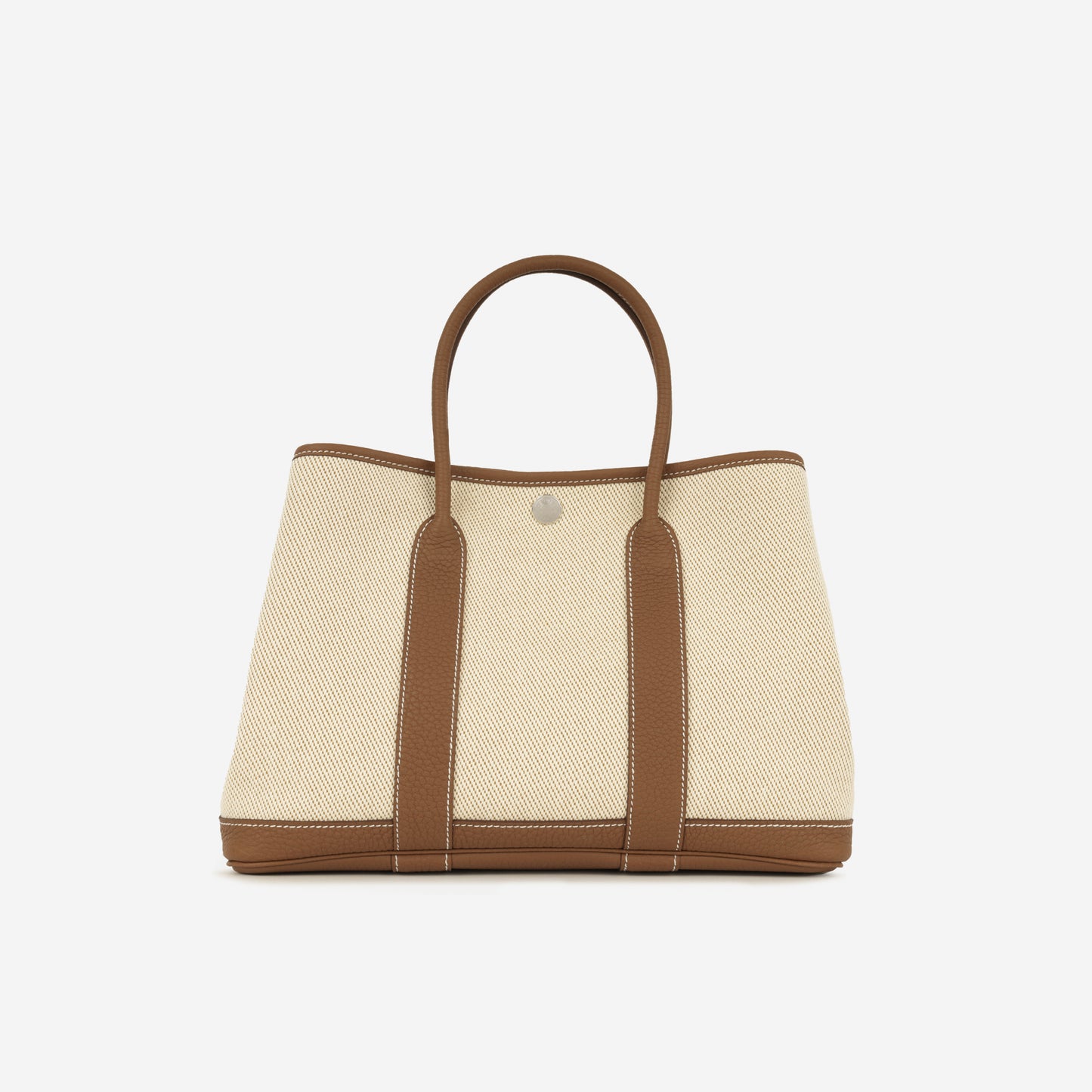 Hermès Garden Party 30 - Ecru, Desert Canvas, Gold Negonda | Palladium Hardware