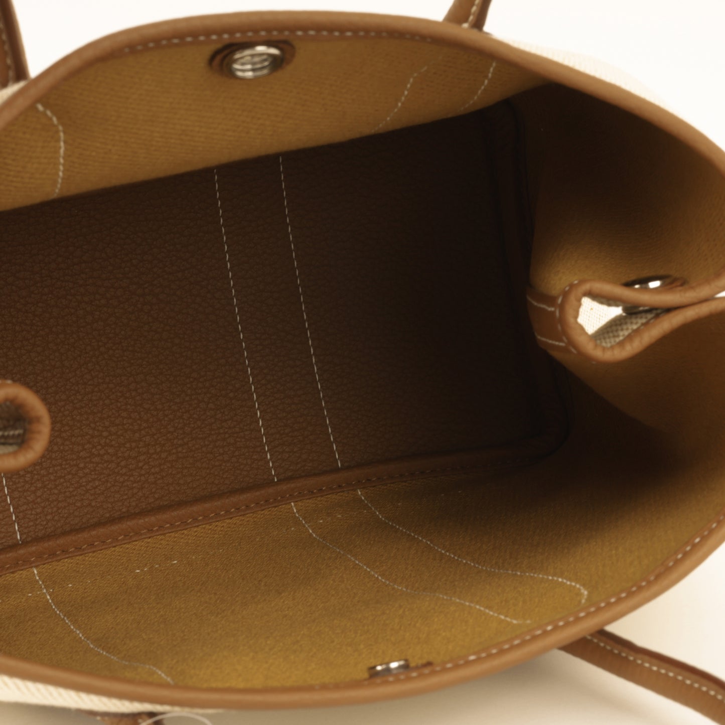 Hermès Garden Party 30 - Ecru, Desert Canvas, Gold Negonda | Palladium Hardware