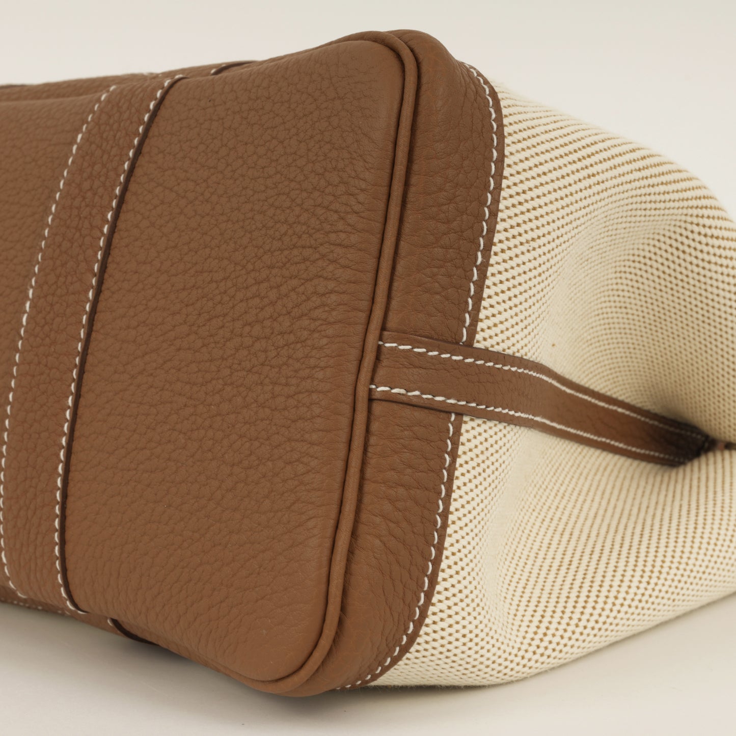 Hermès Garden Party 30 - Ecru, Desert Canvas, Gold Negonda | Palladium Hardware