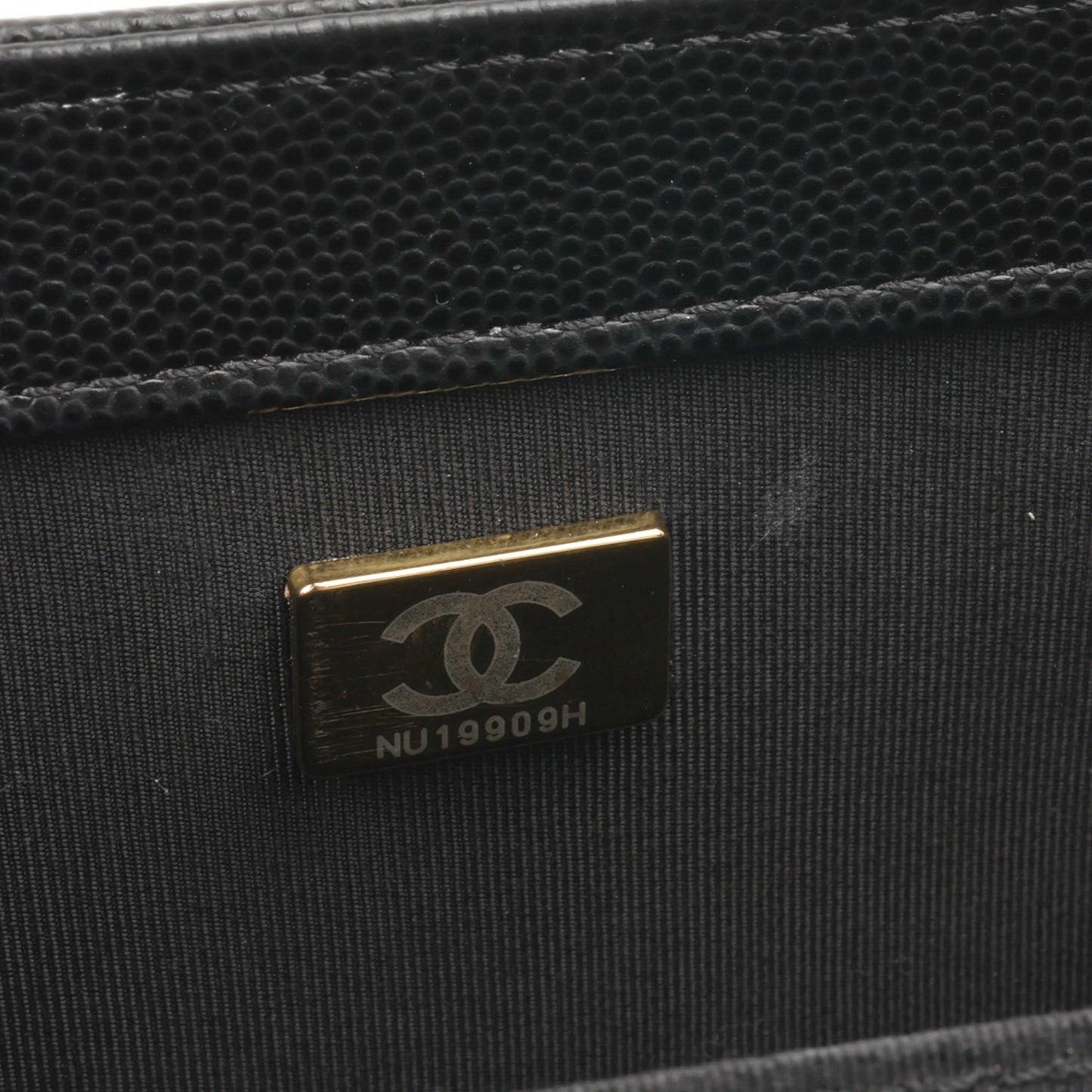 Chanel Old Medium Boy Bag - Black Caviar | Gold Hardware