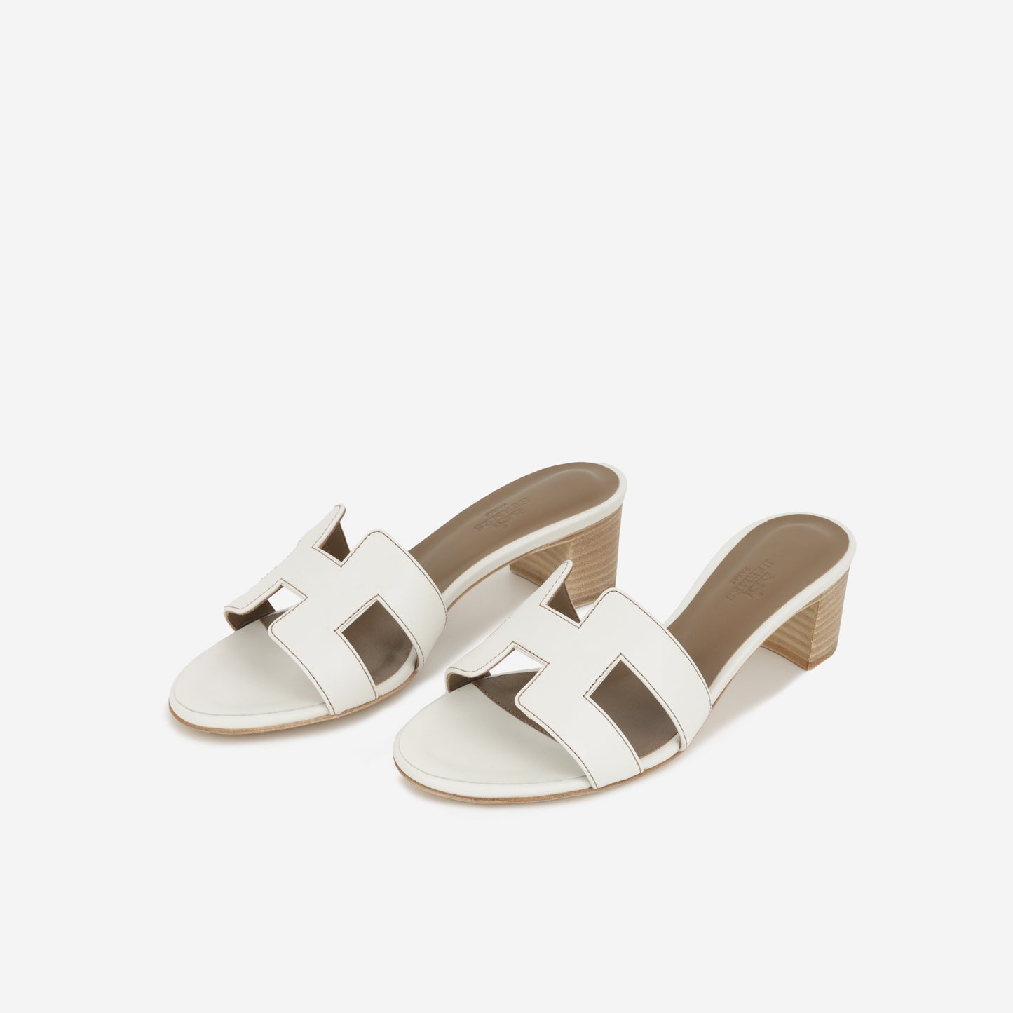 Hermès Oasis Sandal | Blanc Calfskin Size 37