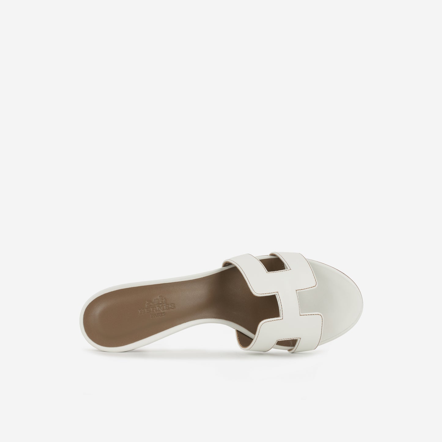 Hermès Oasis Sandal | Blanc Calfskin Size 37