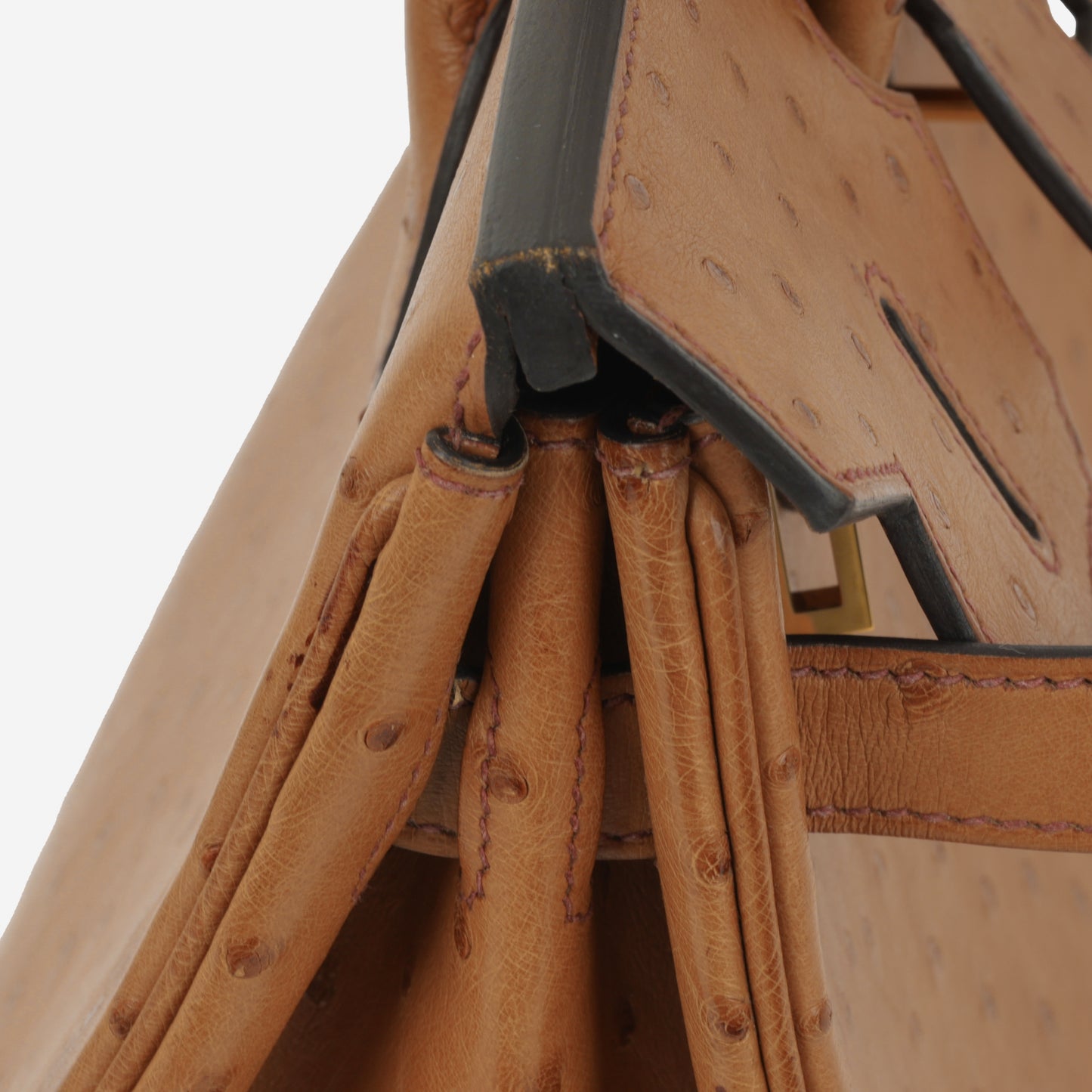 Hermès Birkin 30 - Cognac Ostich | Gold Hardware