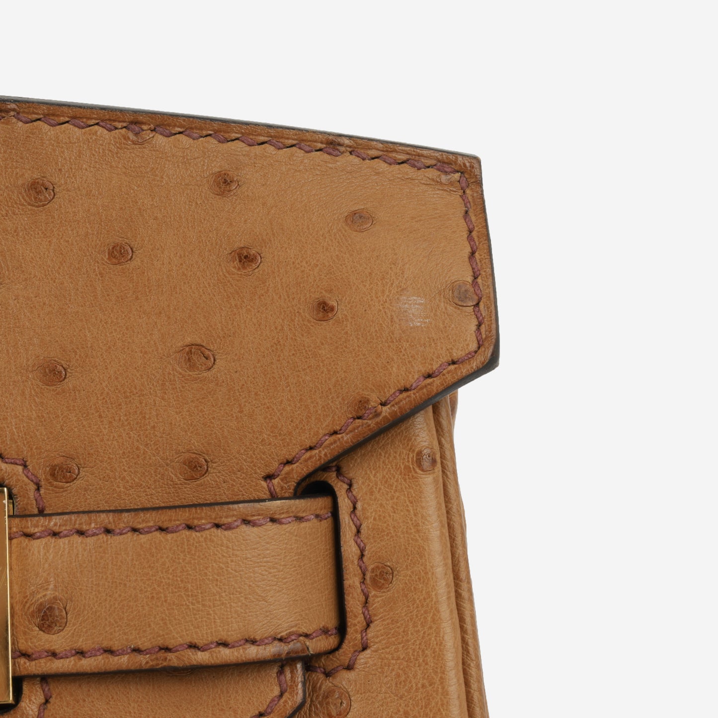 Hermès Birkin 30 - Cognac Ostich | Gold Hardware