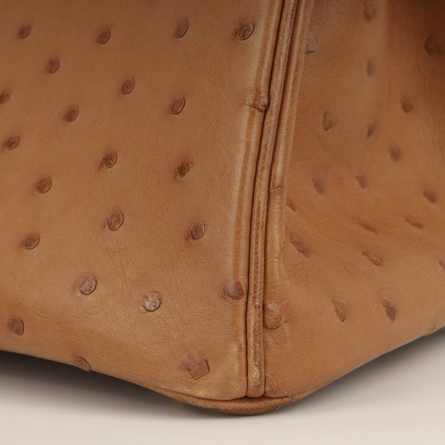 Hermès Birkin 30 - Cognac Ostich | Gold Hardware