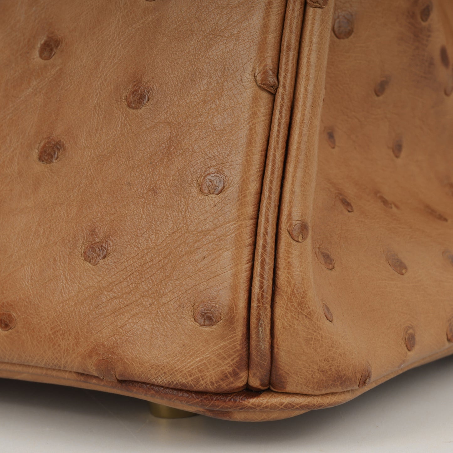 Hermès Birkin 30 - Cognac Ostich | Gold Hardware