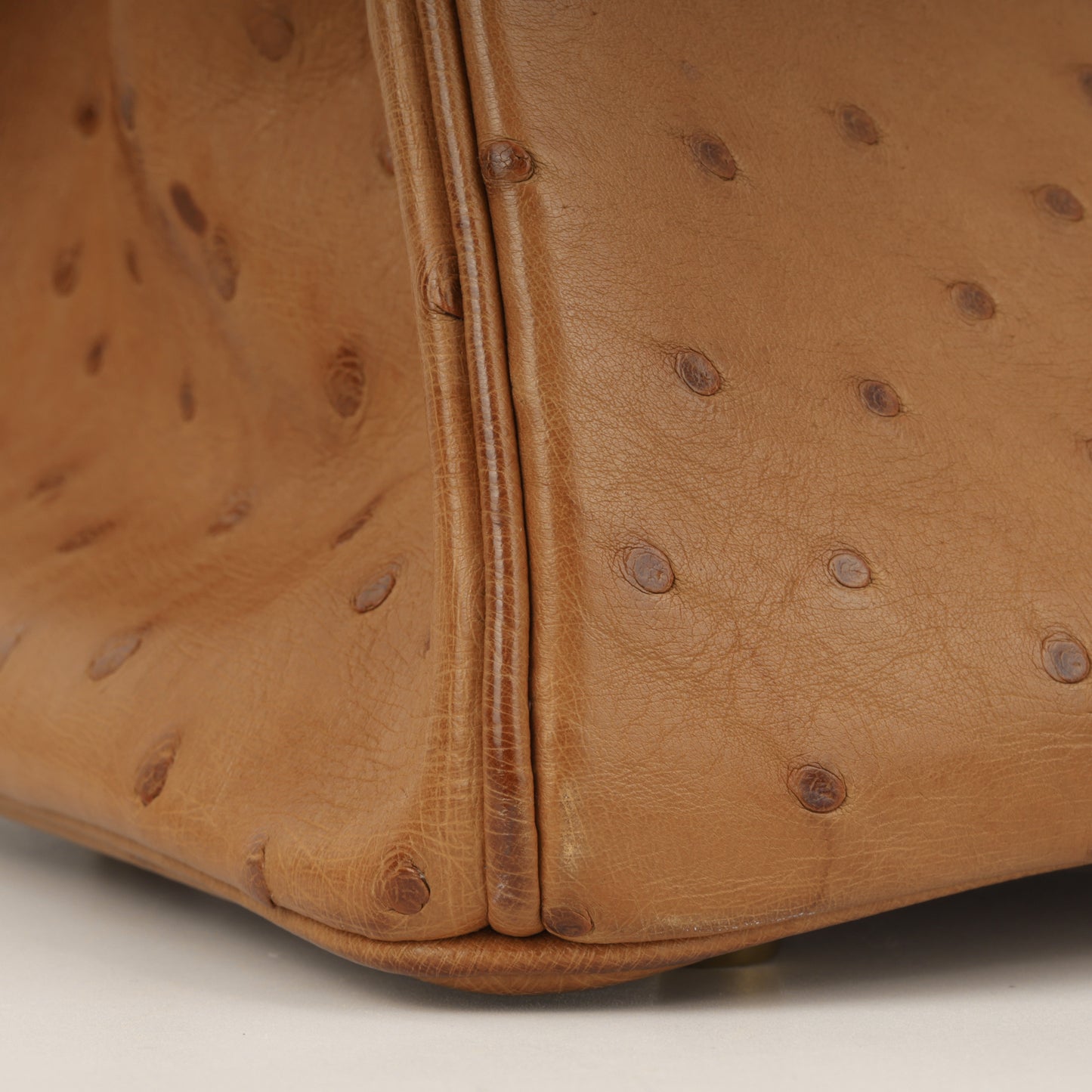 Hermès Birkin 30 - Cognac Ostich | Gold Hardware