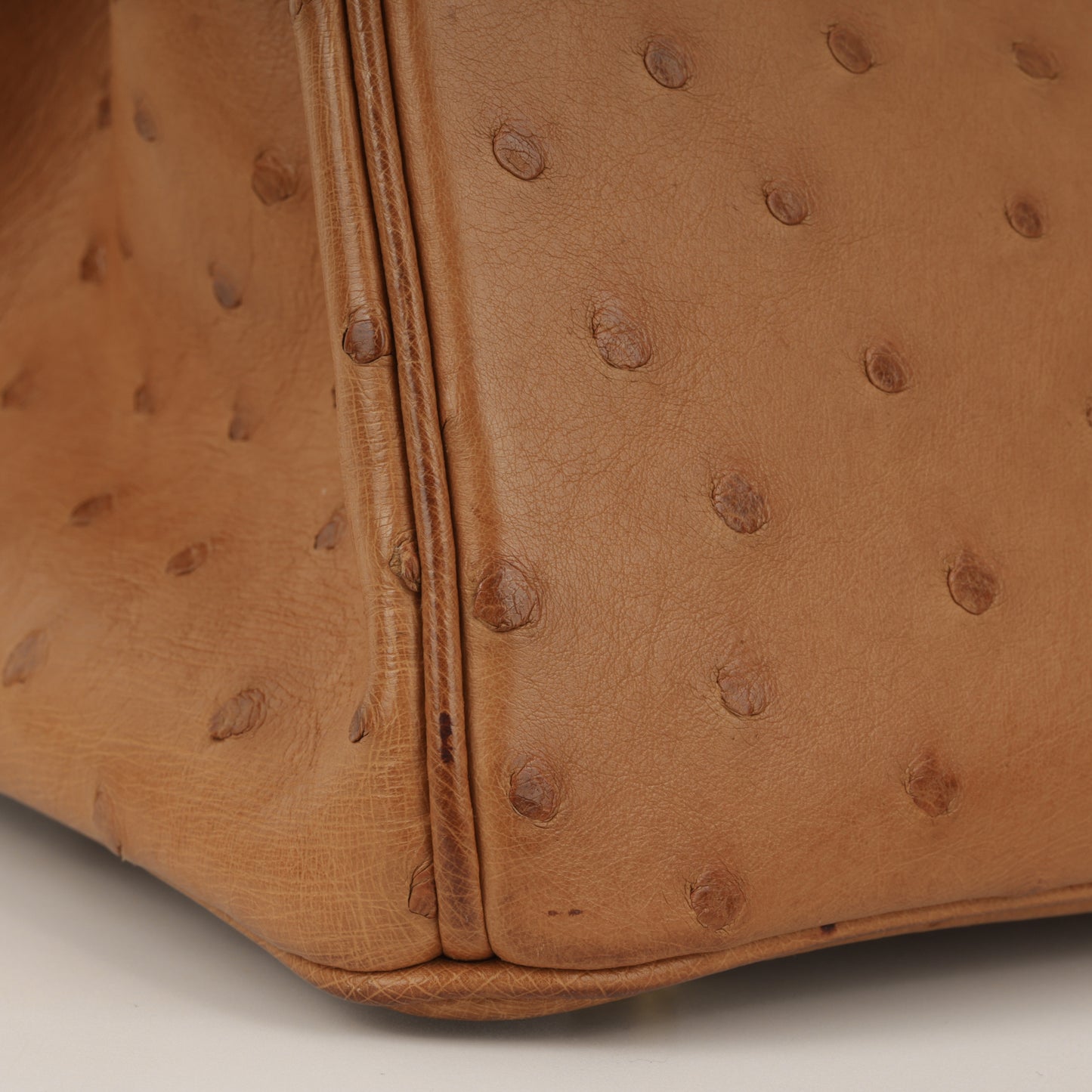 Hermès Birkin 30 - Cognac Ostich | Gold Hardware