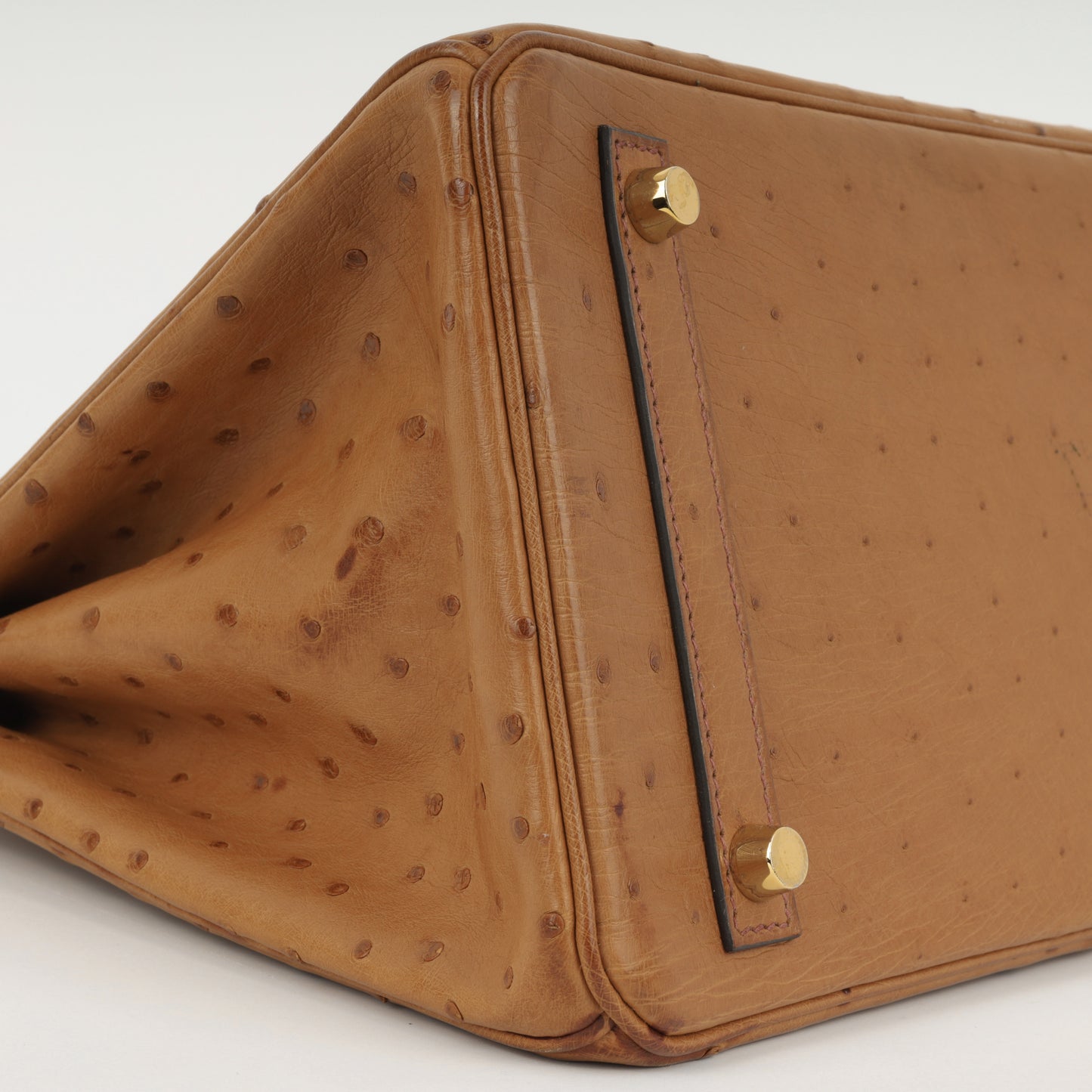 Hermès Birkin 30 - Cognac Ostich | Gold Hardware