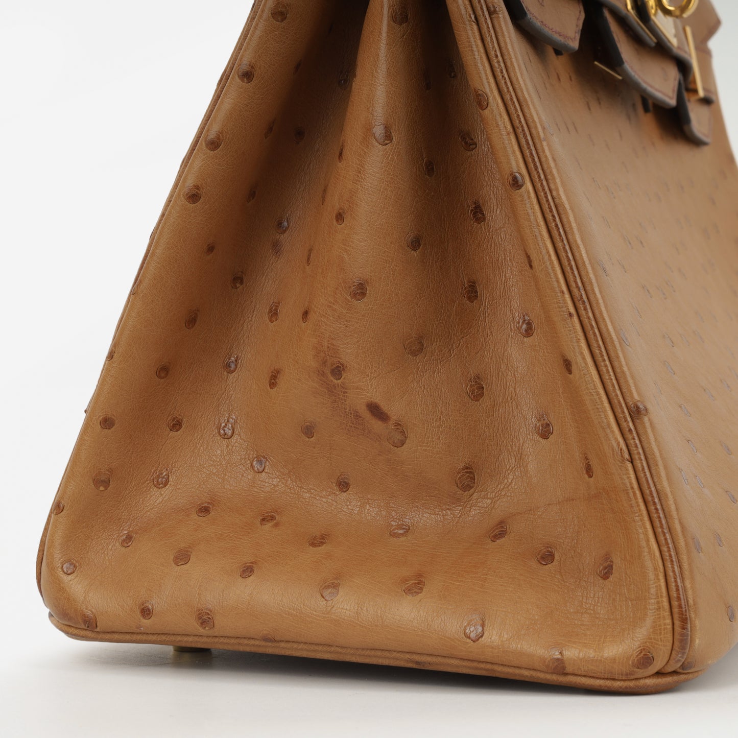 Hermès Birkin 30 - Cognac Ostich | Gold Hardware