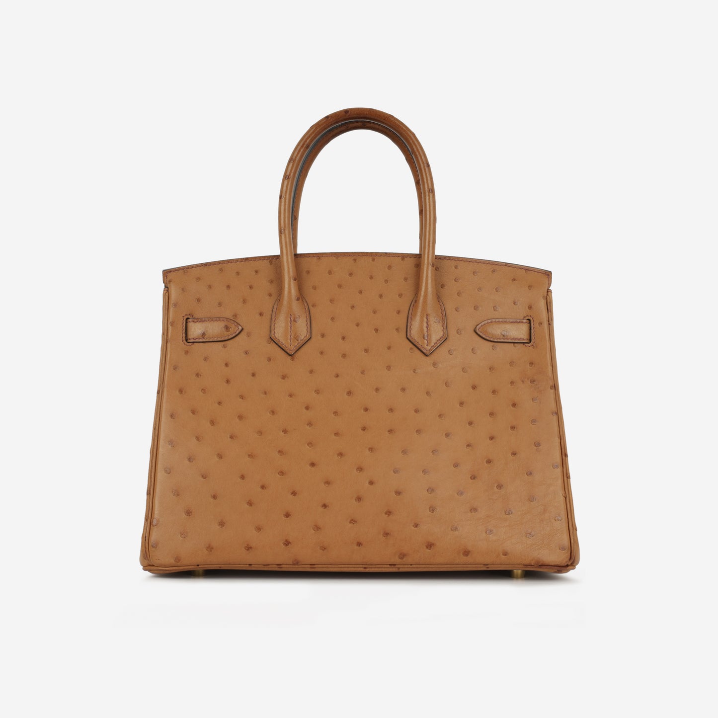 Hermès Birkin 30 - Cognac Ostich | Gold Hardware