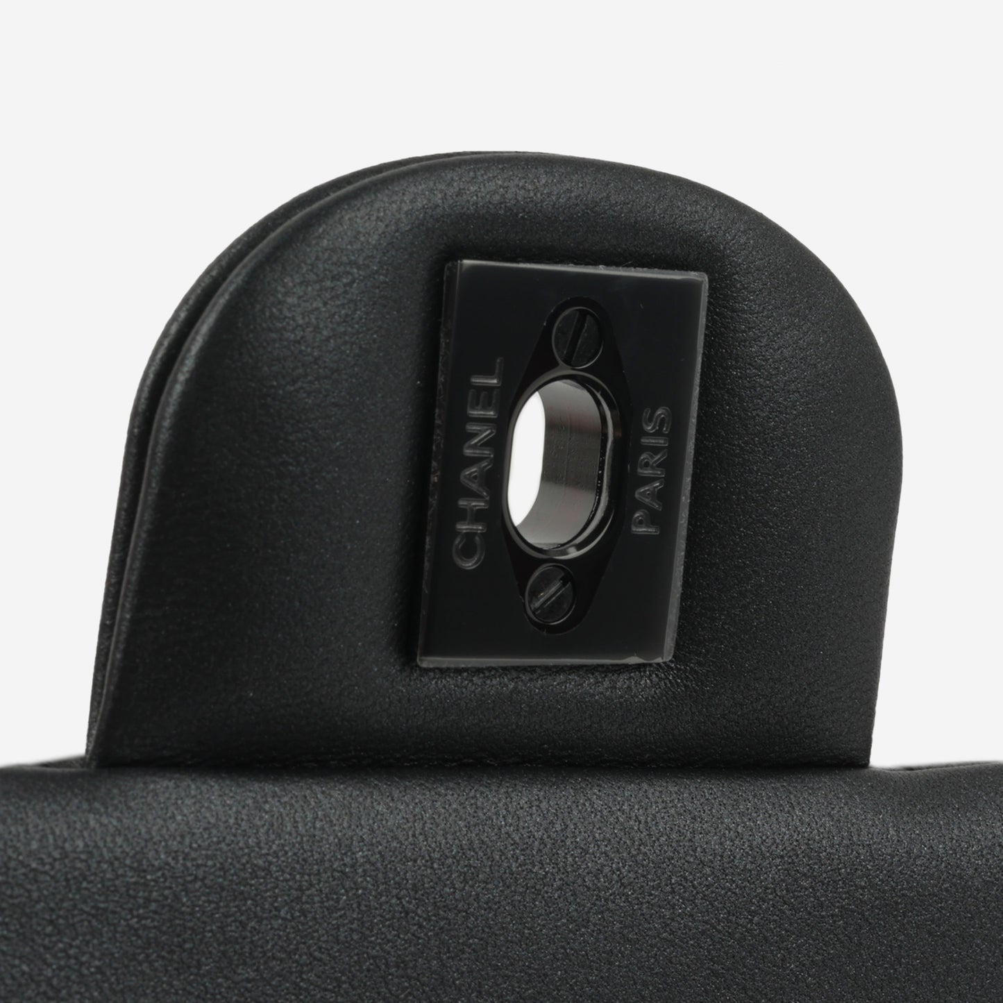 Chanel Mini Rectangular - So Black Iridescent Lambskin