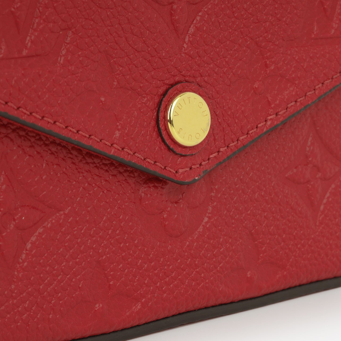 Louis Vuitton Pochette Félicie - Red Empreinte | Gold Hardware