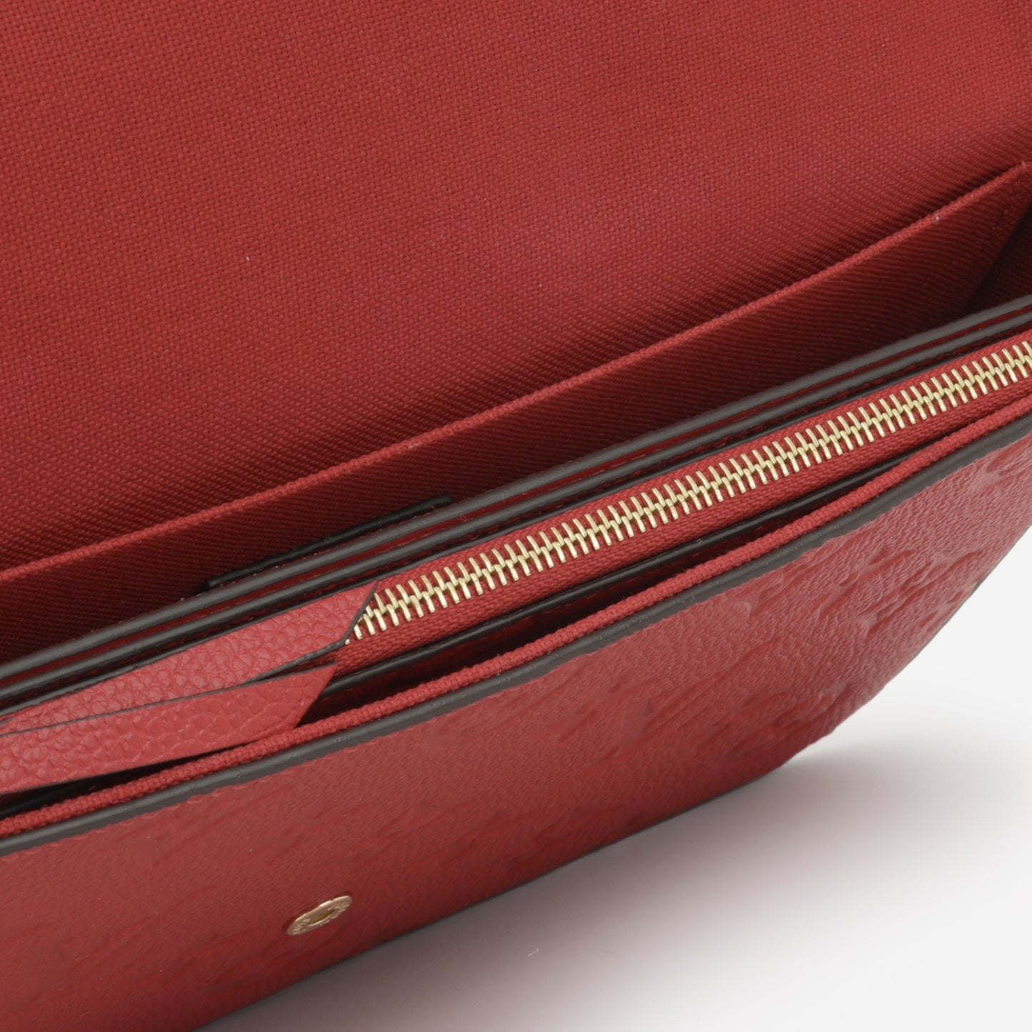Louis Vuitton Pochette Félicie - Red Empreinte | Gold Hardware
