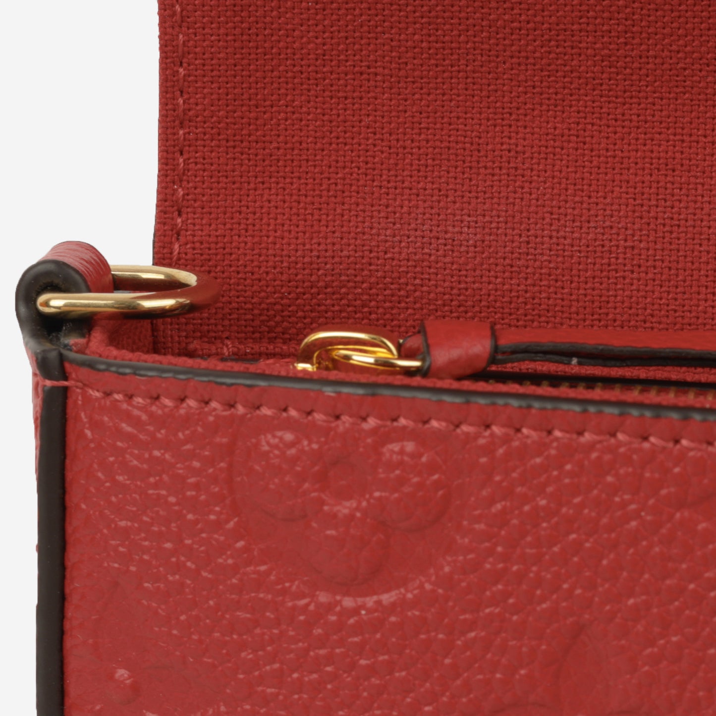 Louis Vuitton Pochette Félicie - Red Empreinte | Gold Hardware